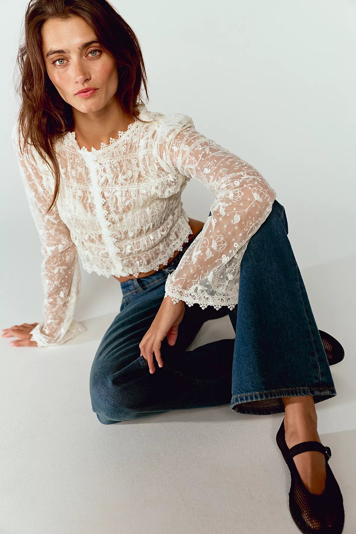 For Love & Lemons Underwater Garden Top