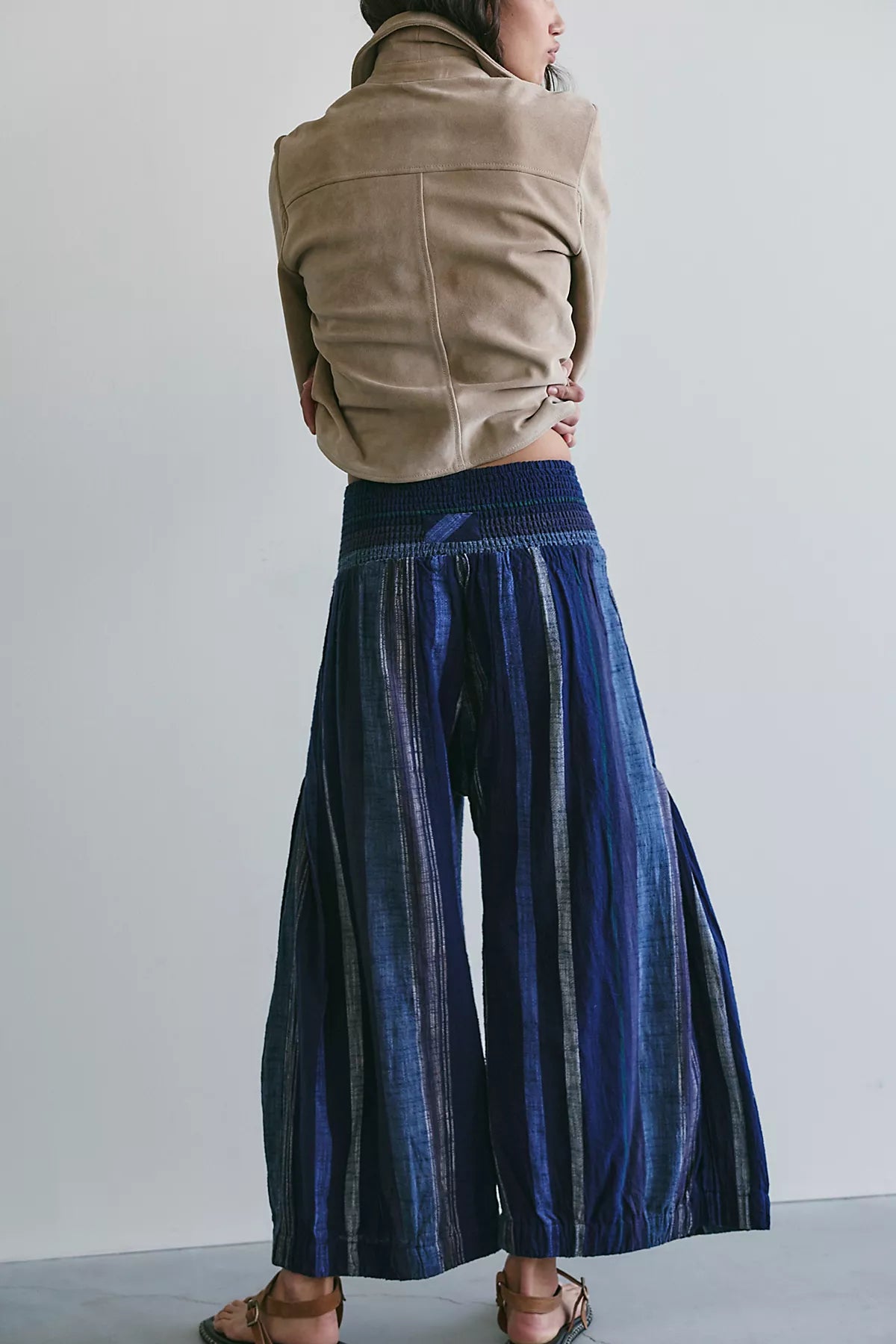 Can't Hide Wide-Leg Pull-On Harem Pants