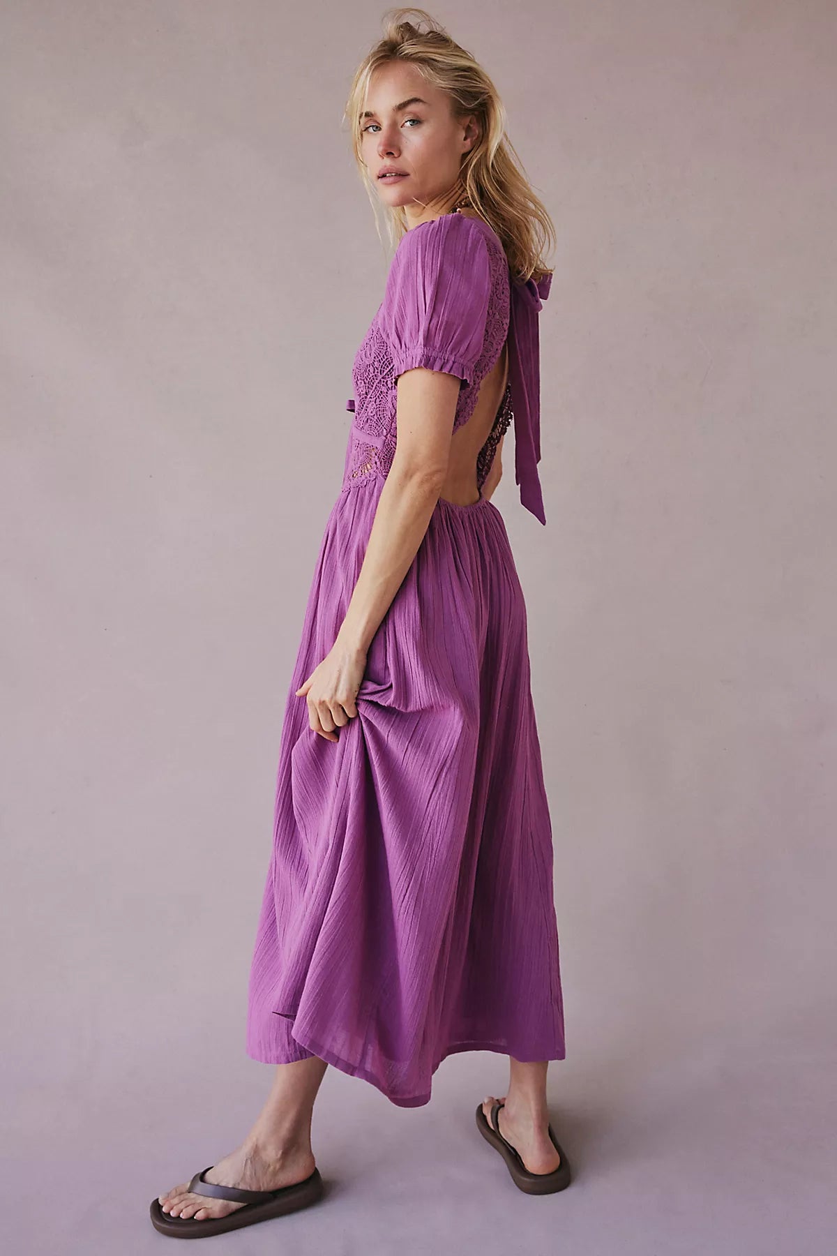 All You Need Is Lace Midi Dress