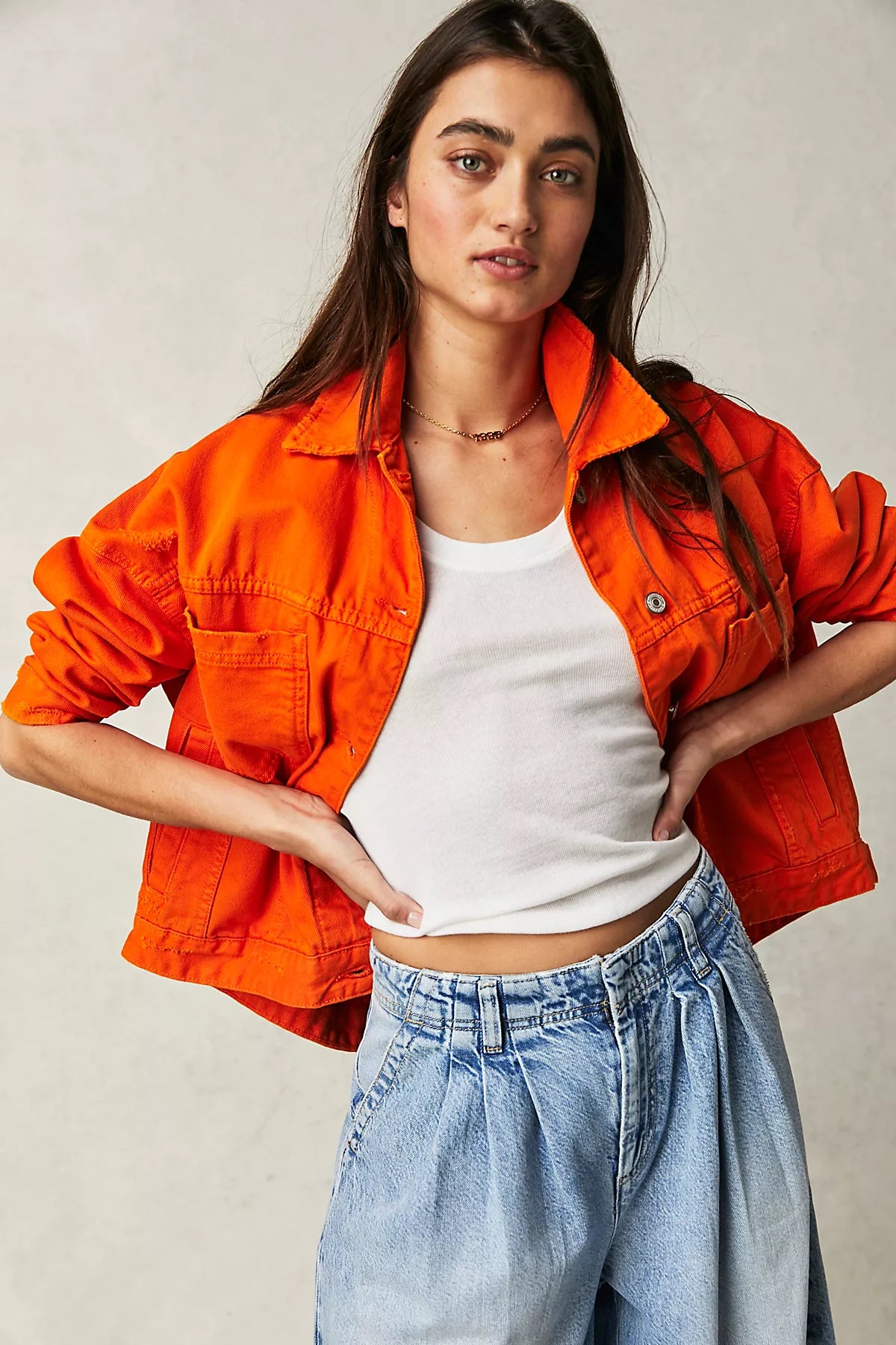 We The Free Opal Swing Denim Jacket