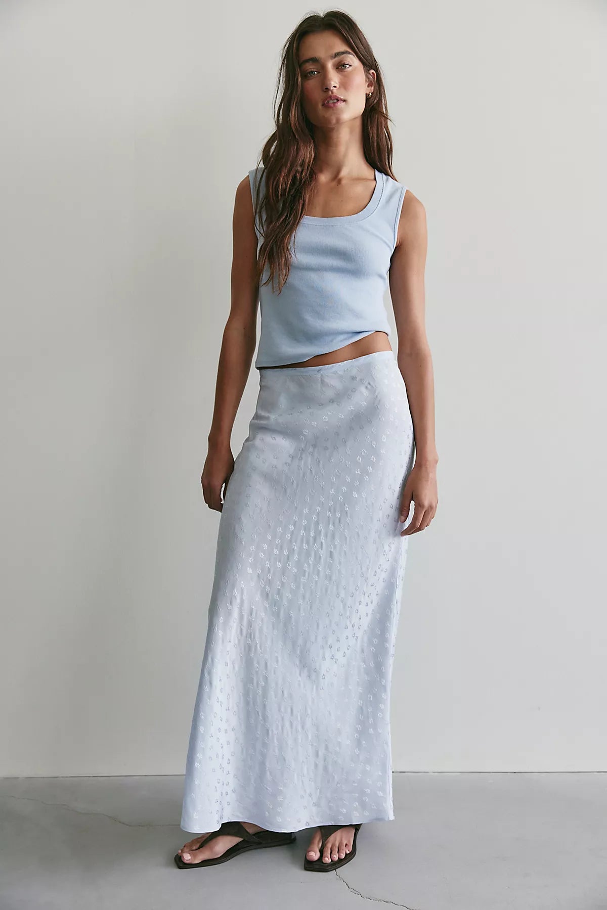 Bonita Solid Maxi Skirt