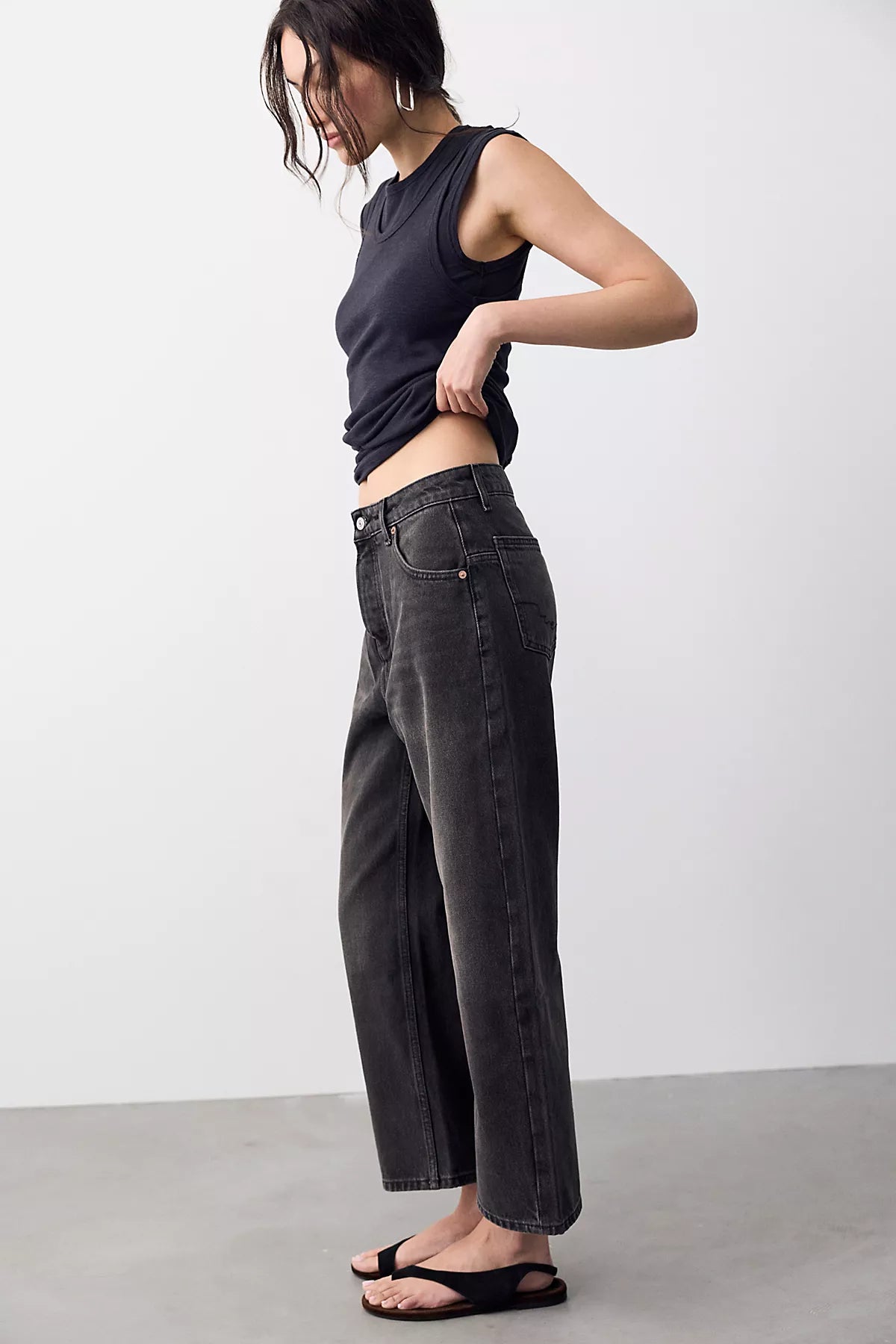 We The Free Deep Trance Dropped Boyfriend Jeans