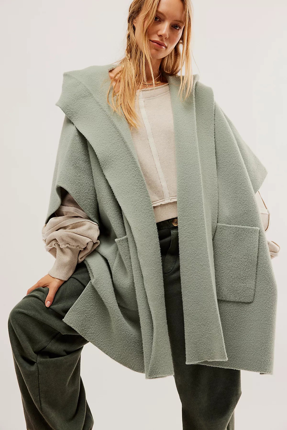 All I Need Cozy Hooded Duster
