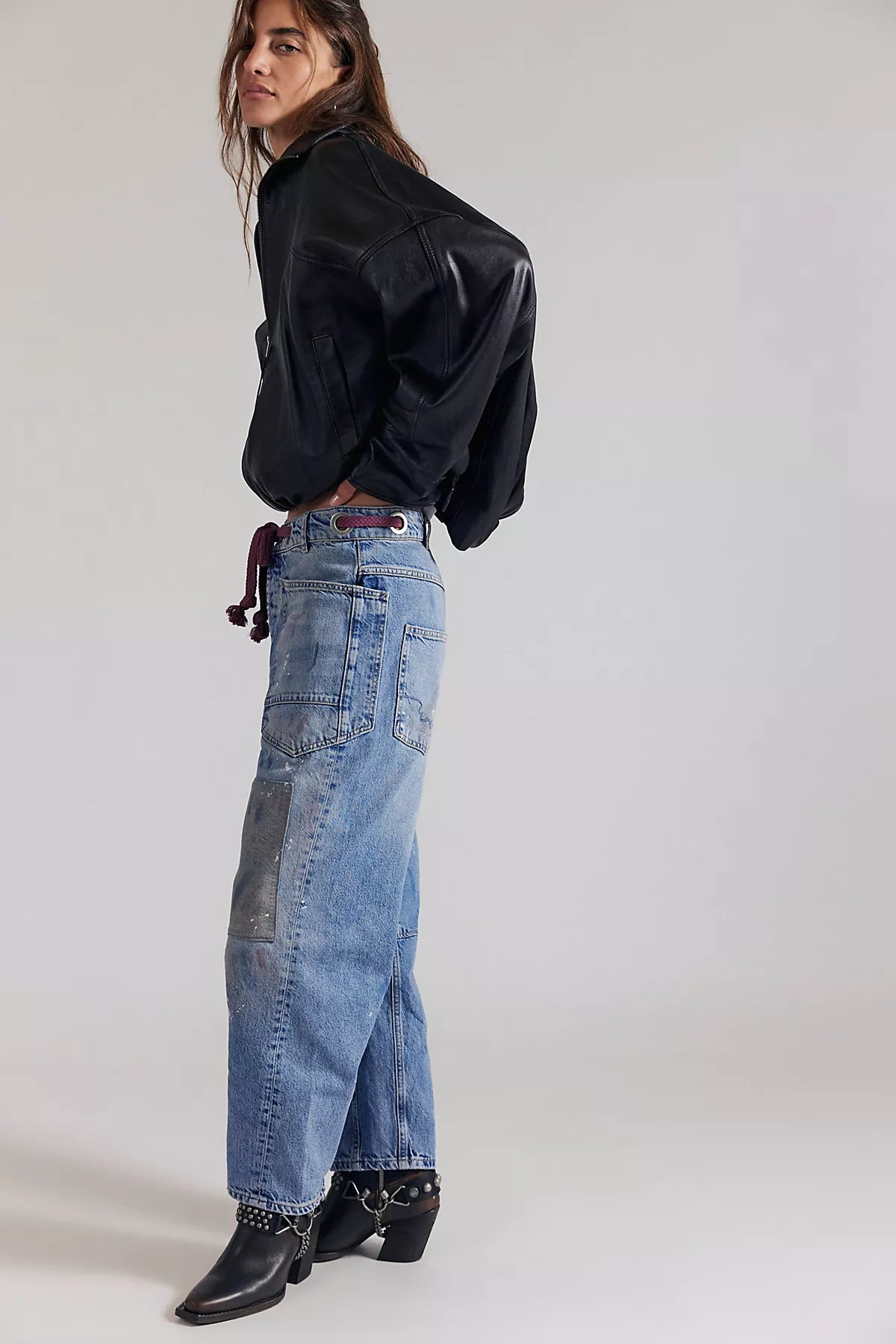 We The Free Moxie Pull-On Barrel Jeans