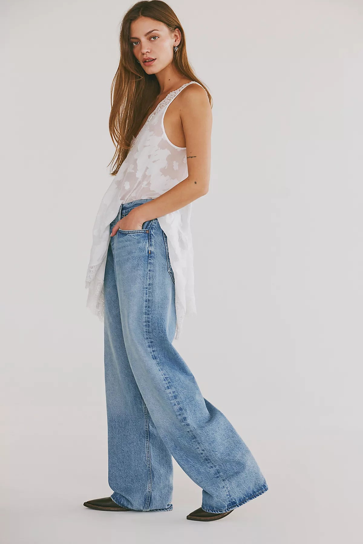AGOLDE Low-Rise Baggy Jeans