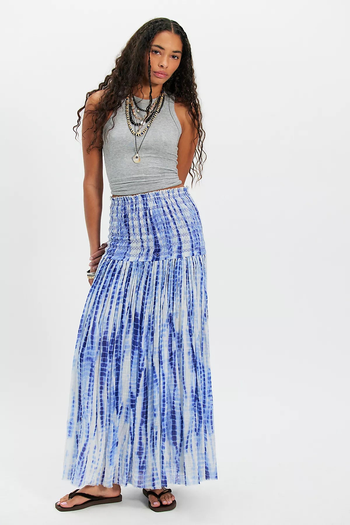 FP One Ravenna Printed Convertible Maxi Skirt