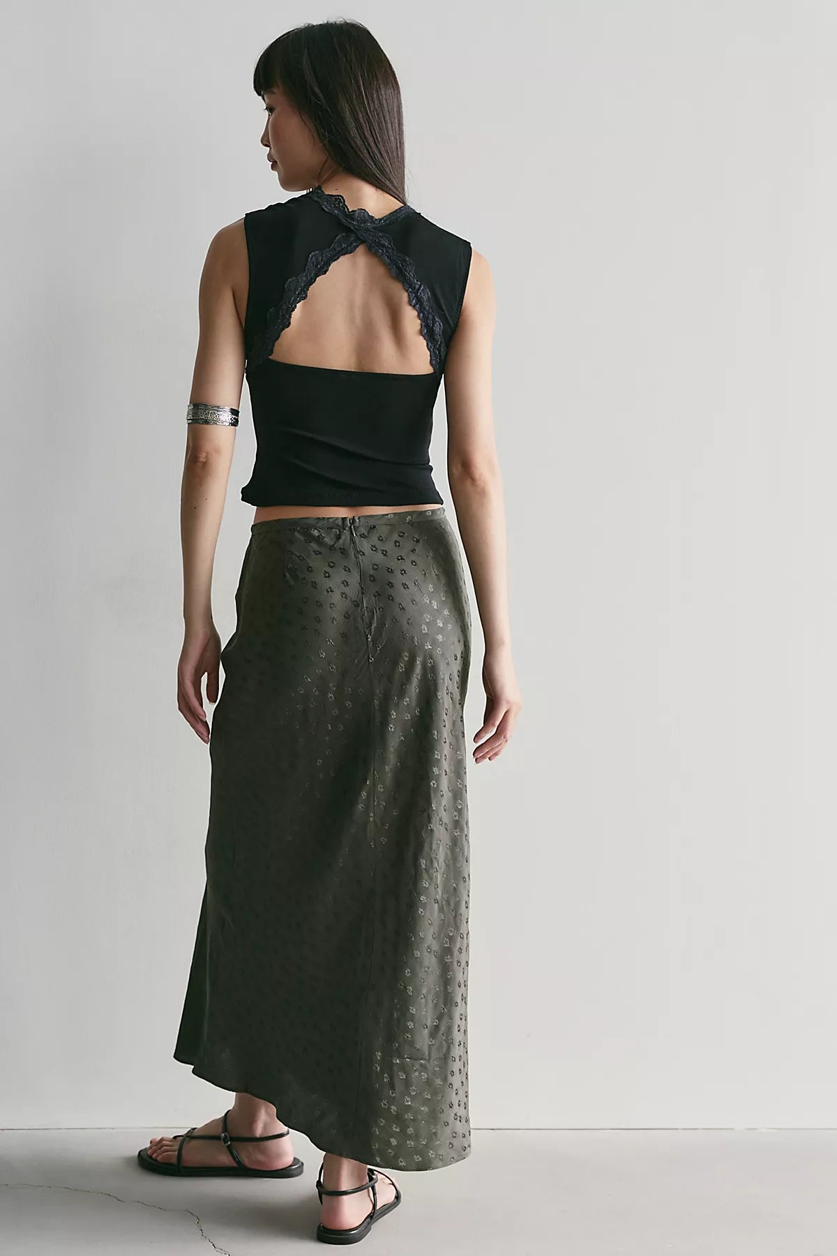 Bonita Solid Maxi Skirt