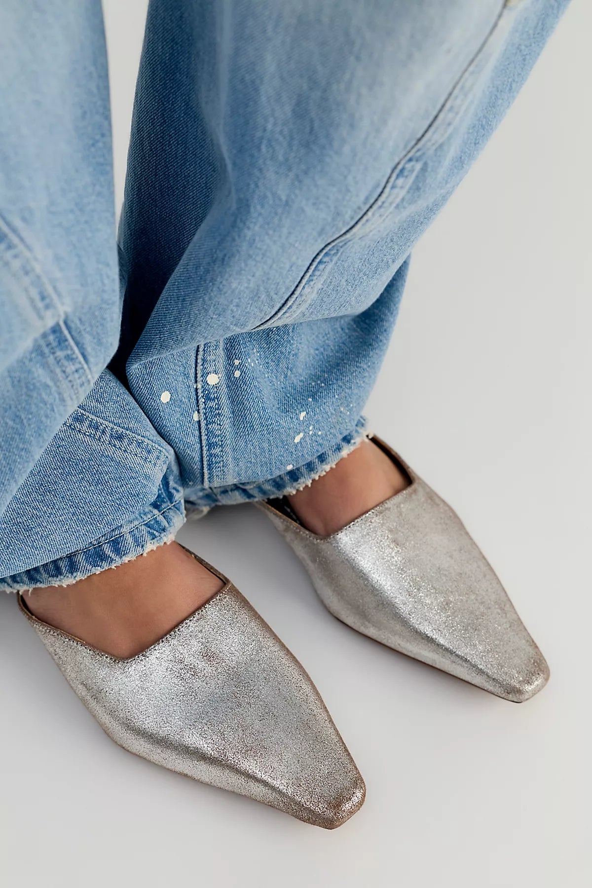 Champagne Problems Slip-On Mules