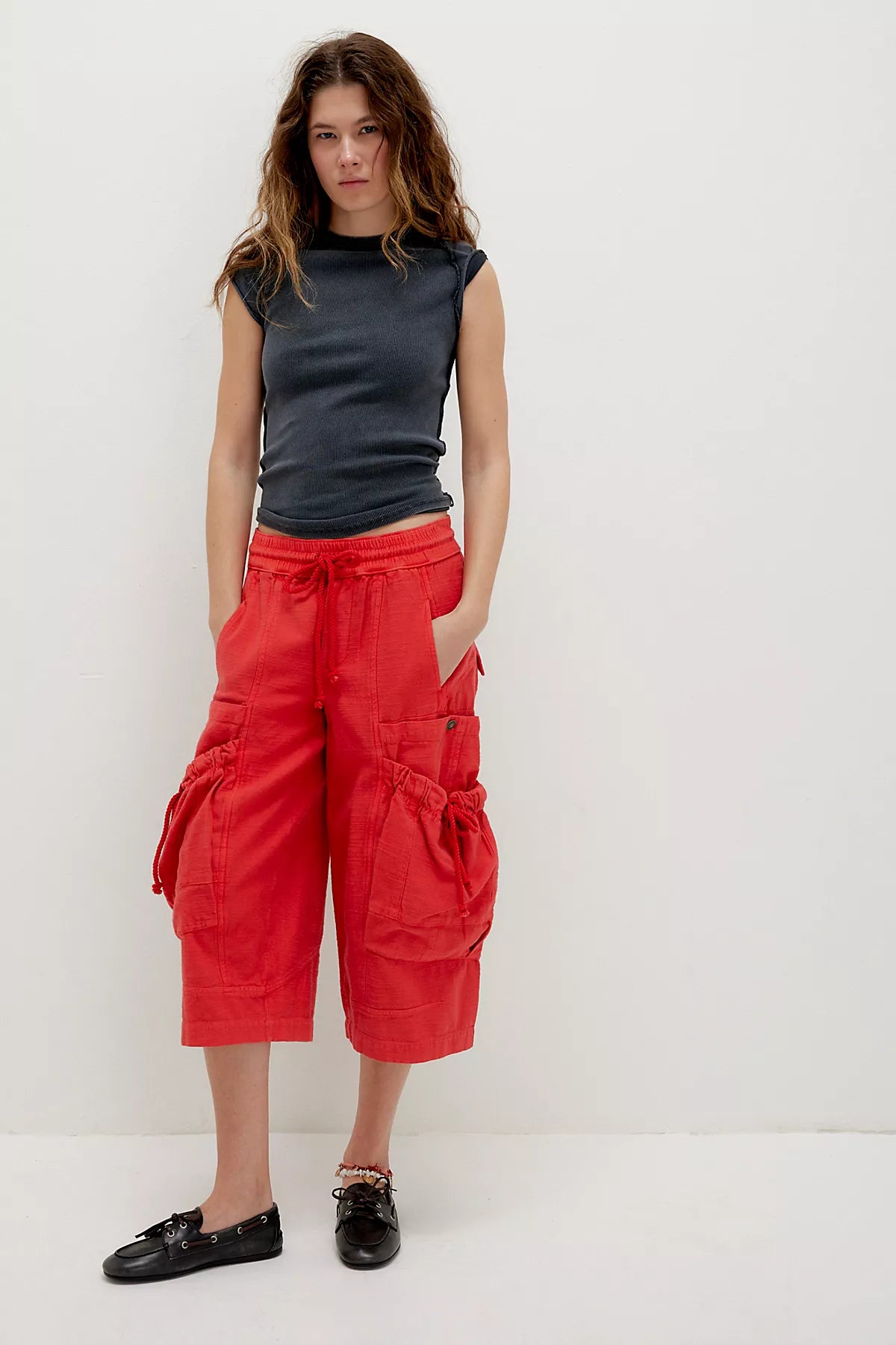 We The Free Ashton Crop Pull-On Cargo Pants