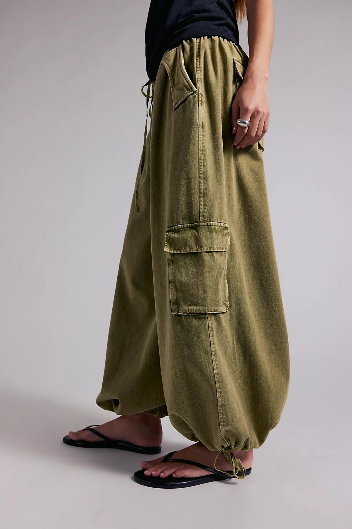 Bobbi Pull-On Cargo Trousers