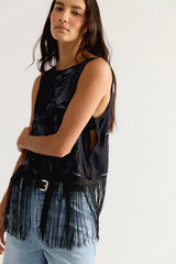 Carlie Fringe Top