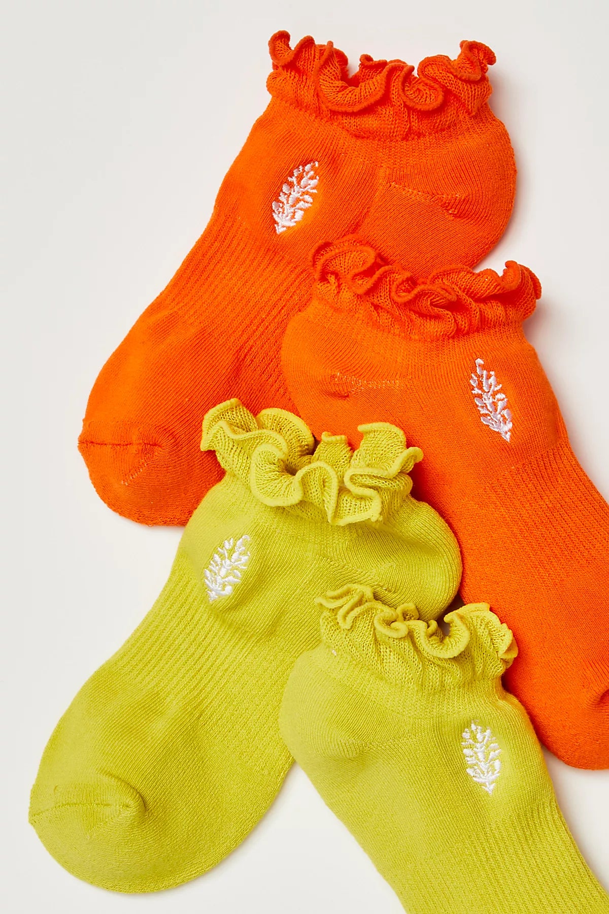 FP Movement Ruffle Sneaker Sock 2-Pack