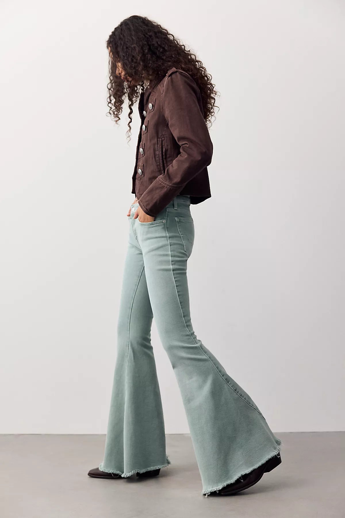 We The Free Emre Low-Rise Flare Jeans