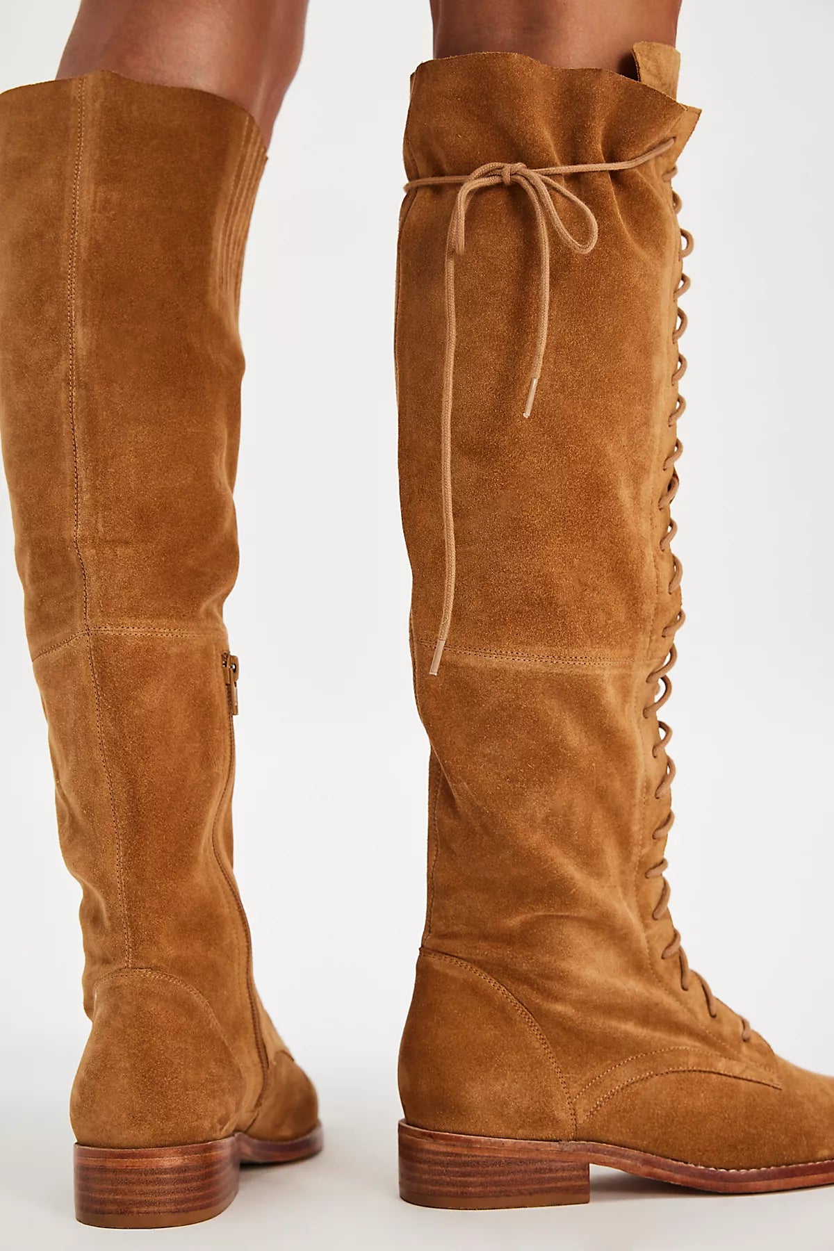 Davey Over-The-Knee Lace-Up Boots