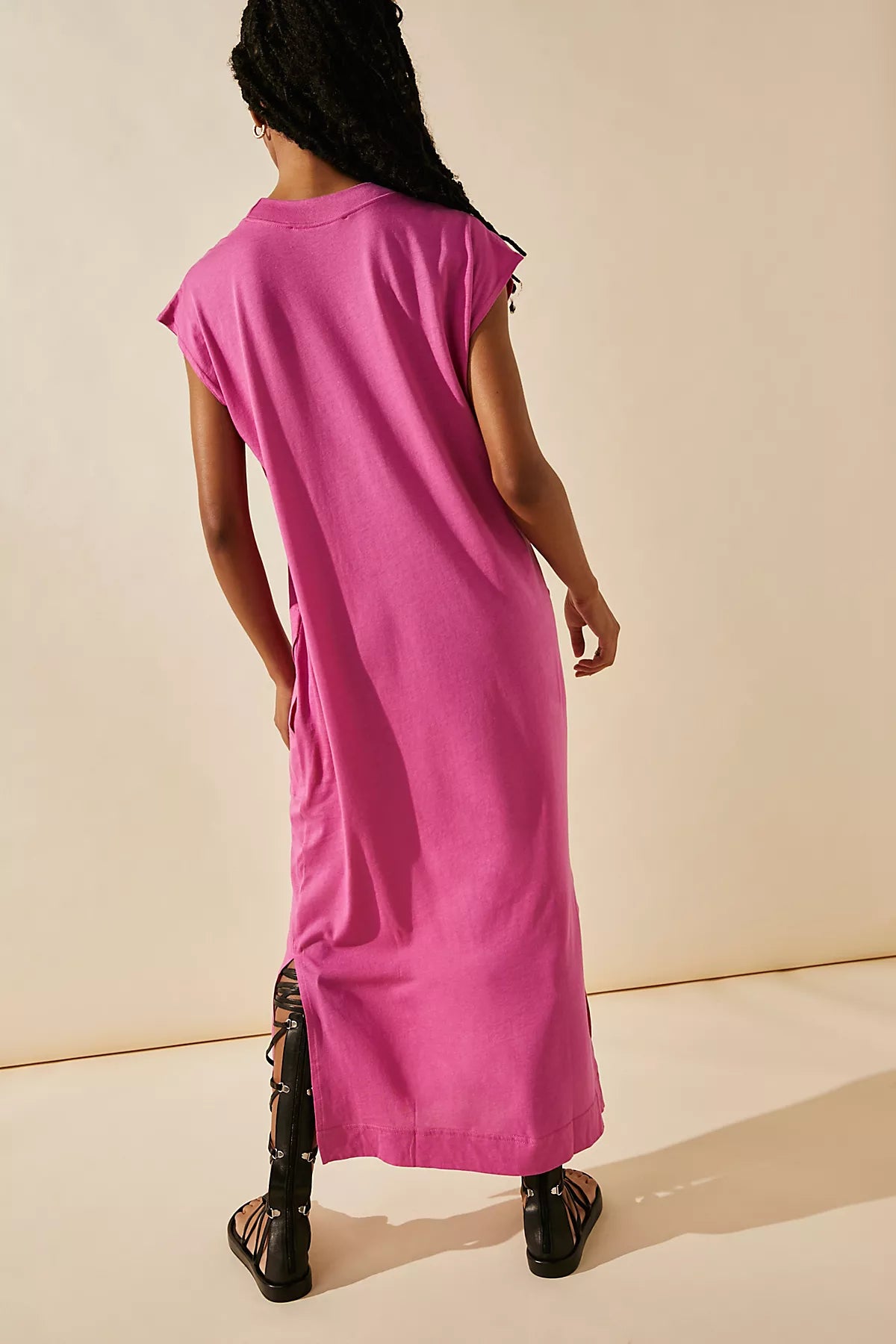 All Day Long Midi T-Shirt Dress