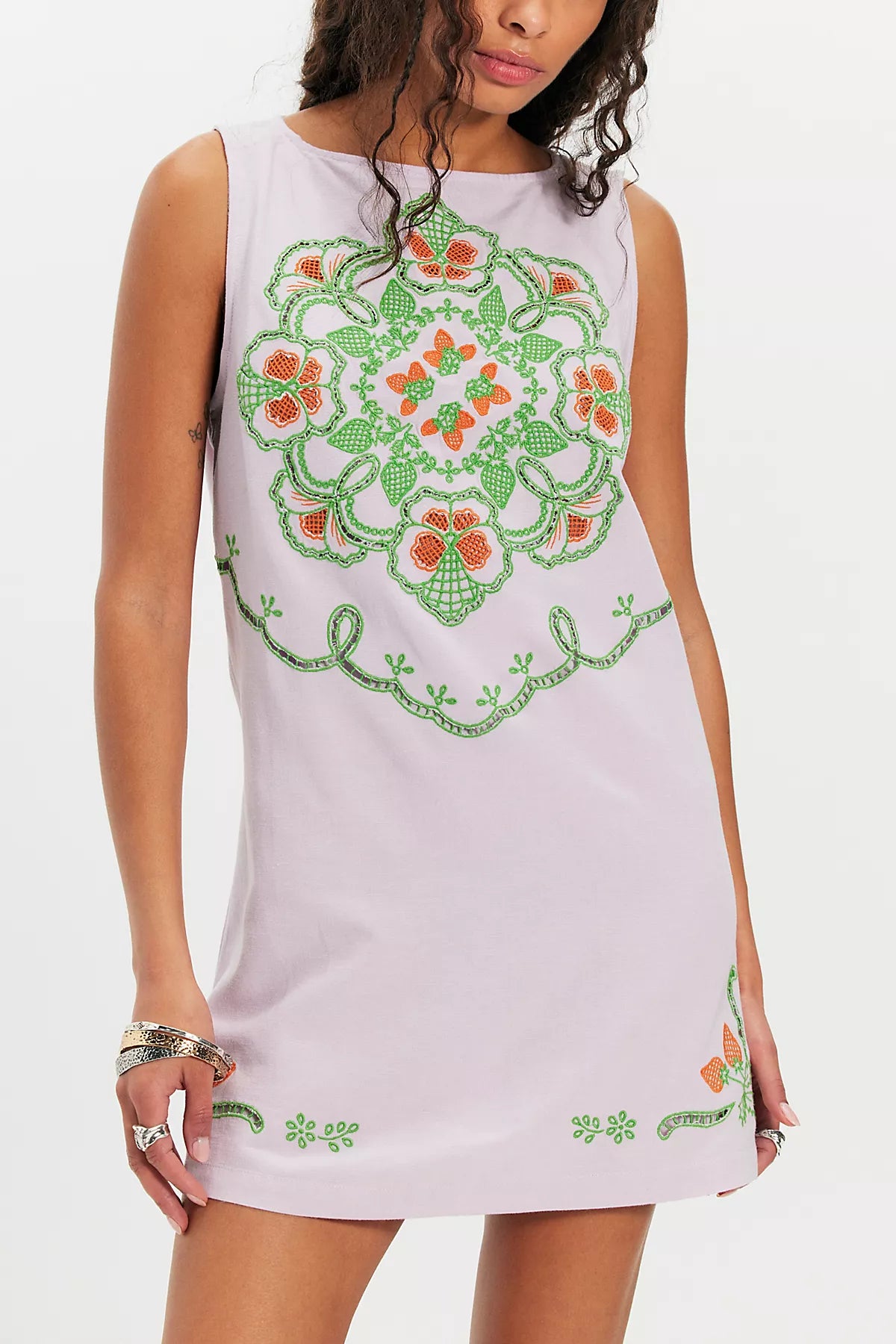 Electric Garden Mini Dress