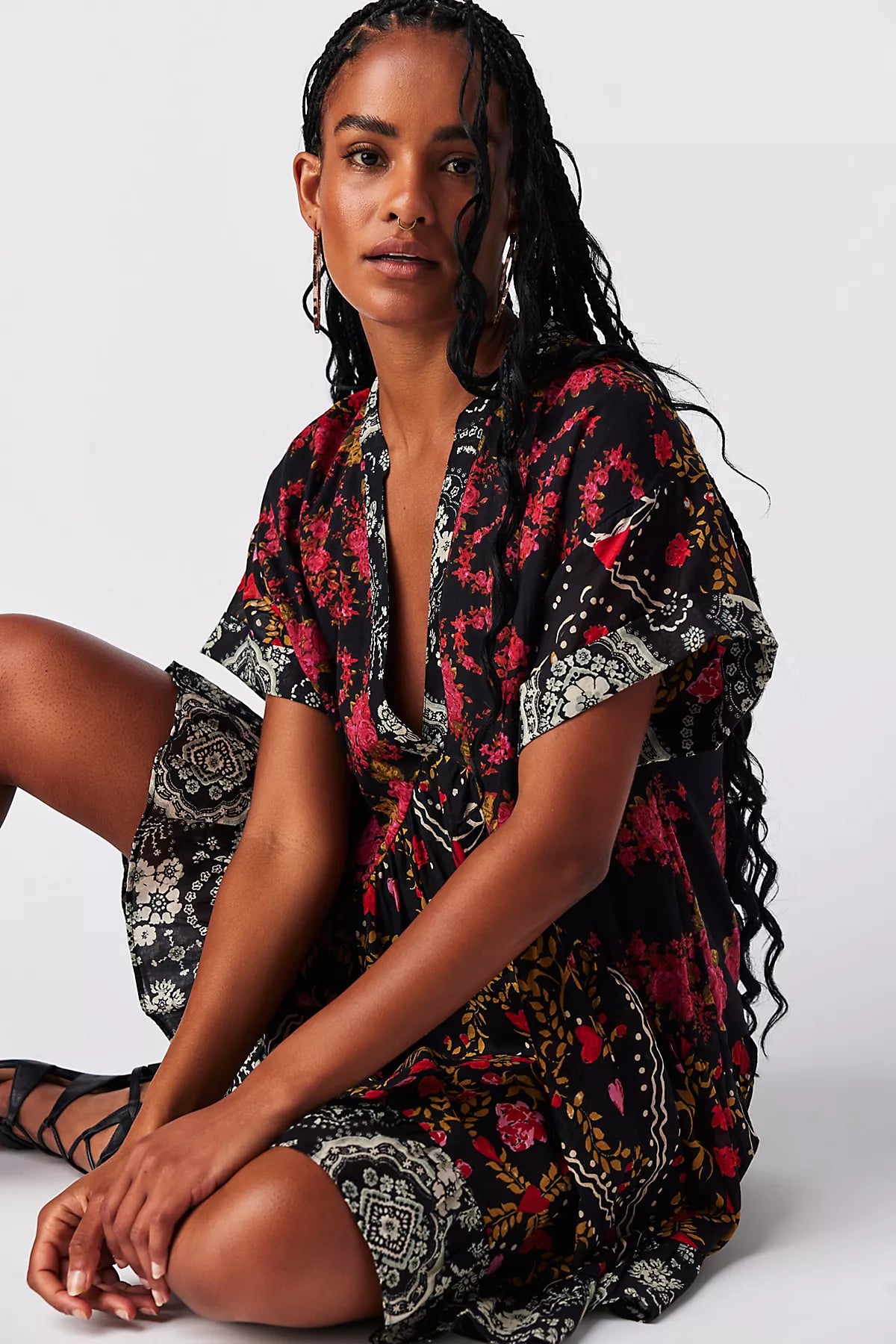 Agnes Printed Mini Dress