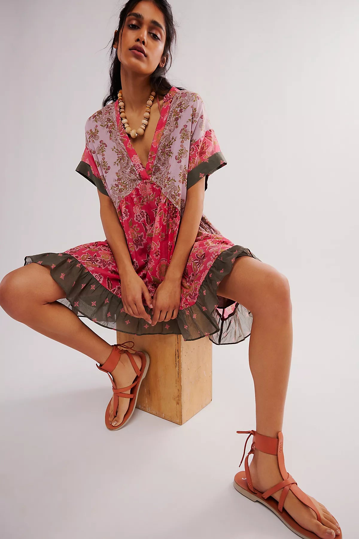 Agnes Printed Mini Dress