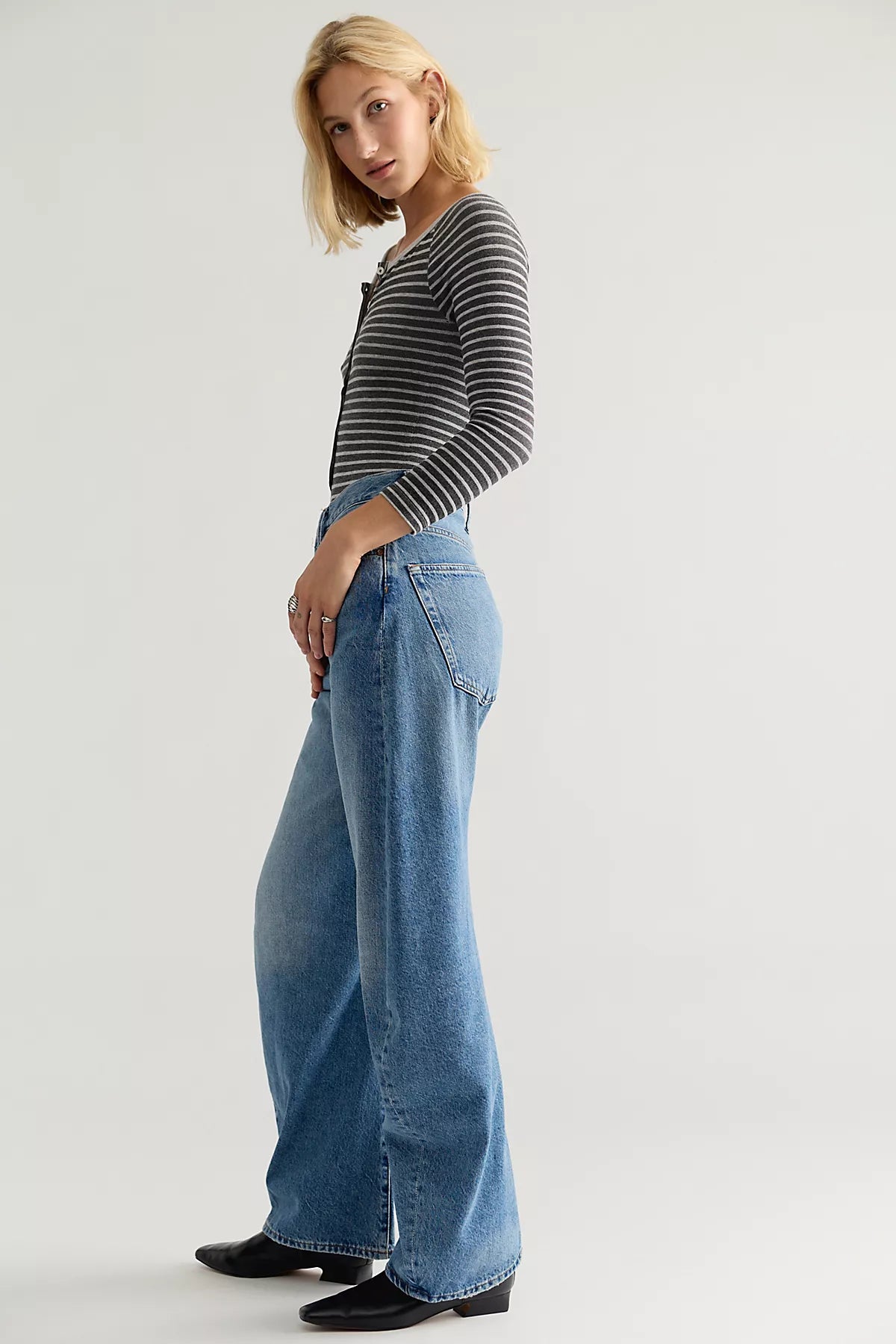 AGOLDE Spiral Twisted Seam Jeans