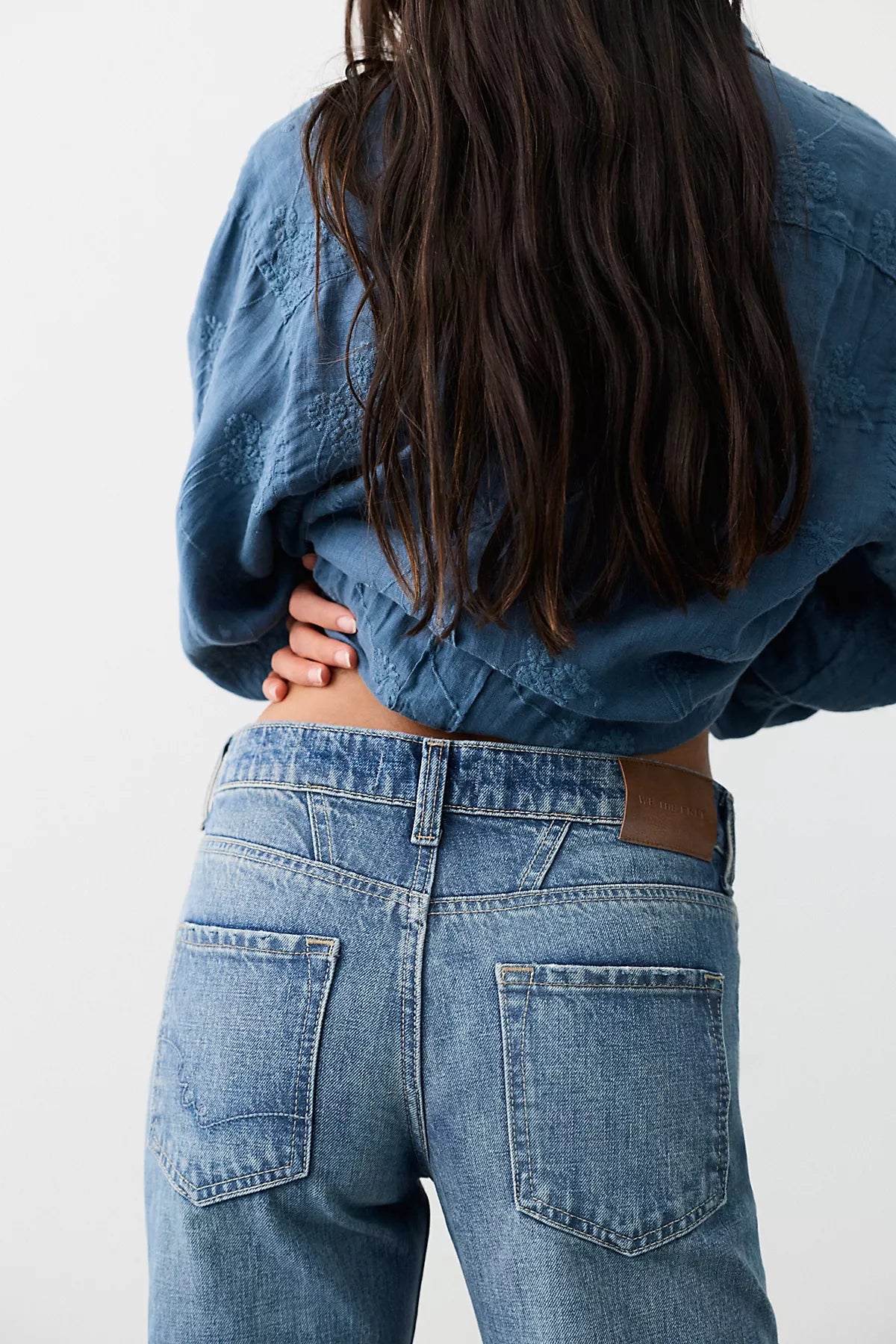 We The Free Luna Mid-Rise Straight Jeans