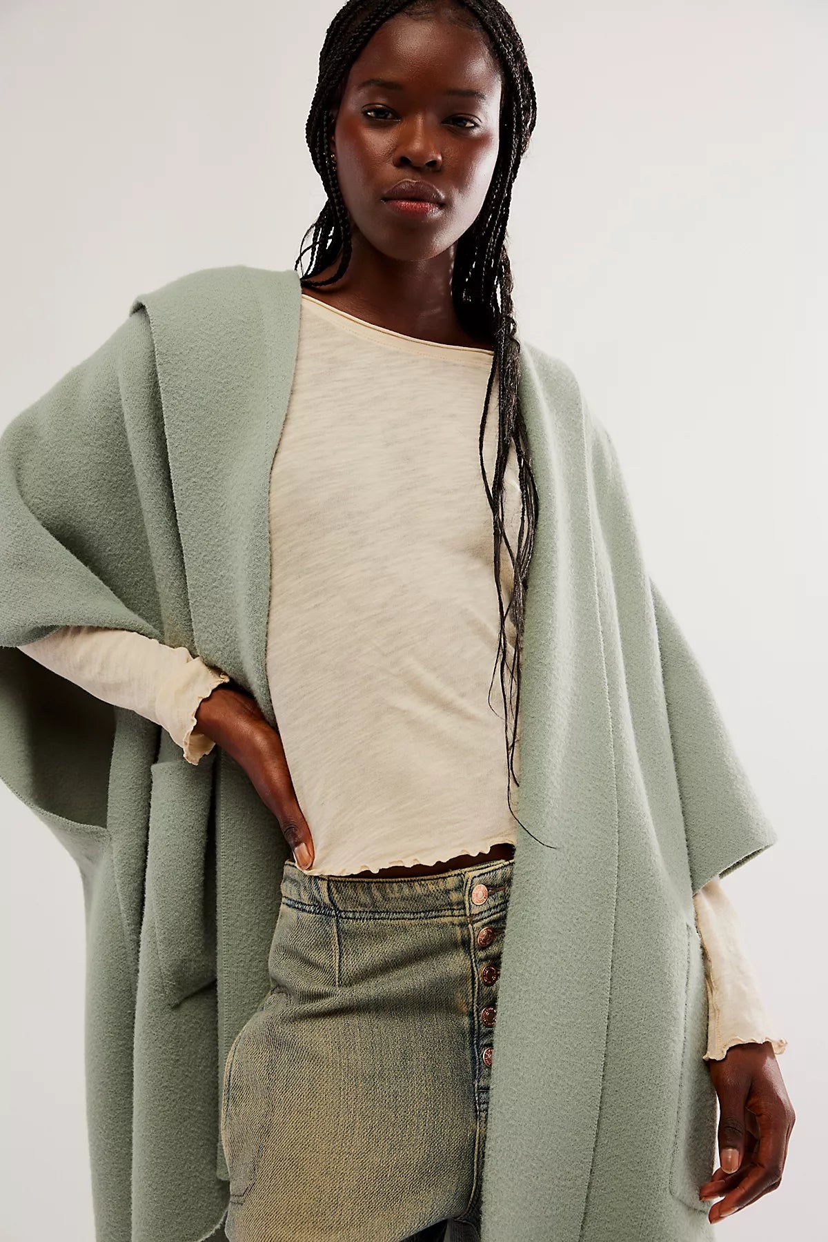 All I Need Cozy Hooded Duster