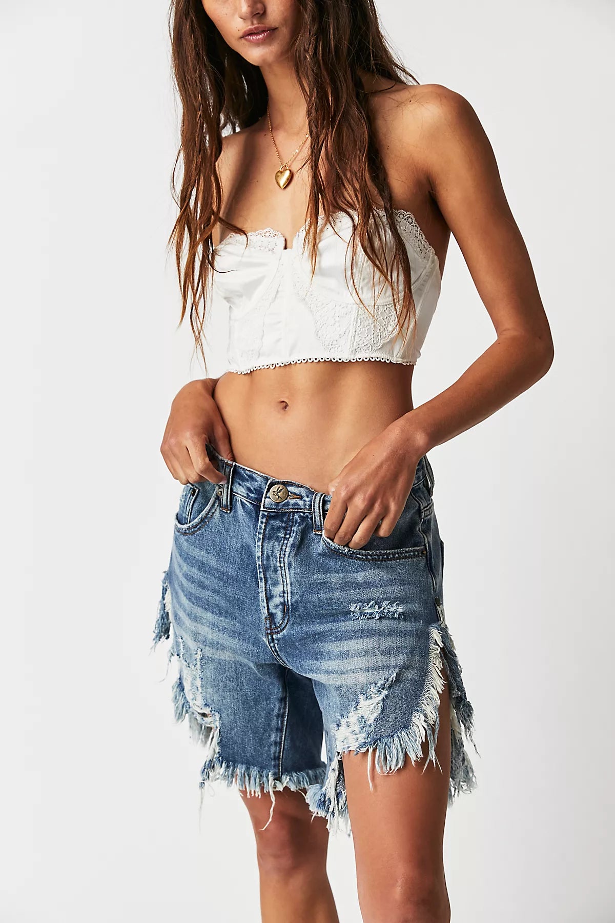 OneTeaspoon Frankies Cutoff Shorts