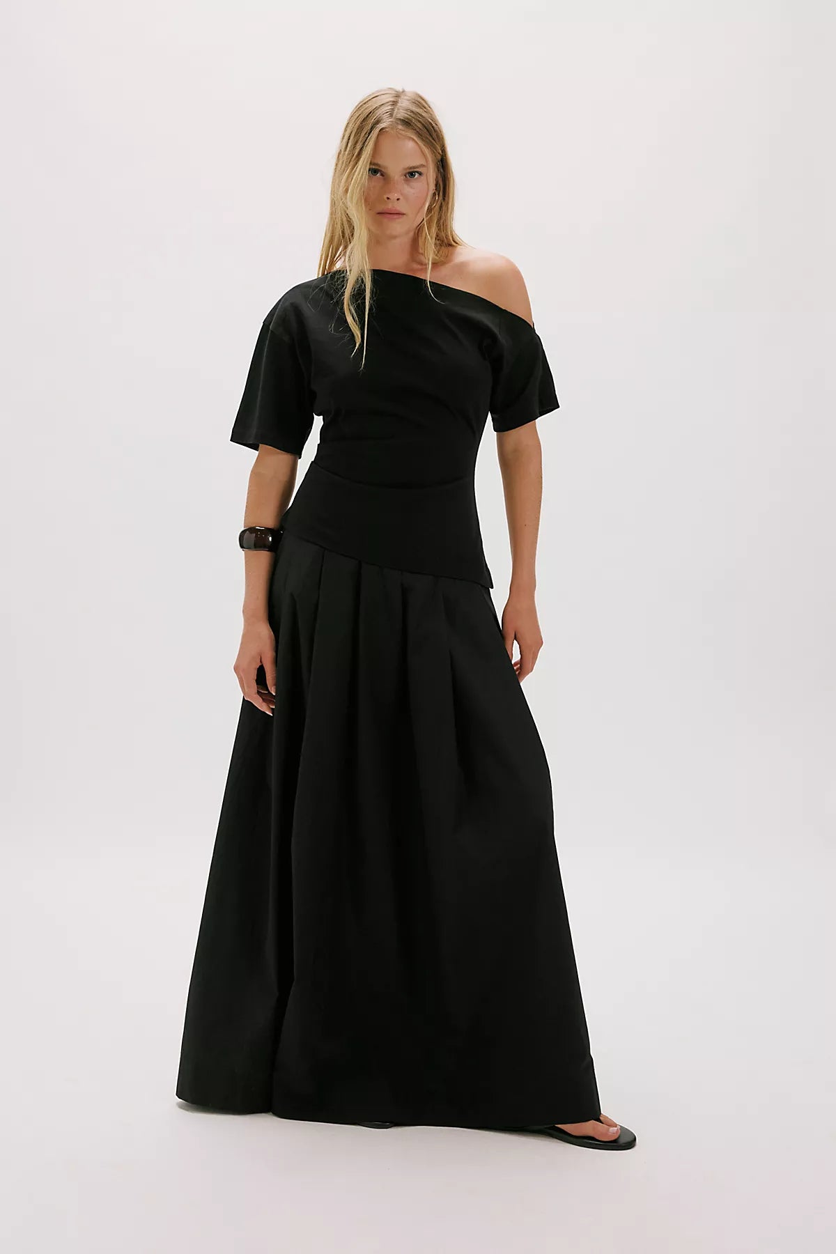 Bec + Bridge Chantal Off-The-Shoulder Maxi Dress