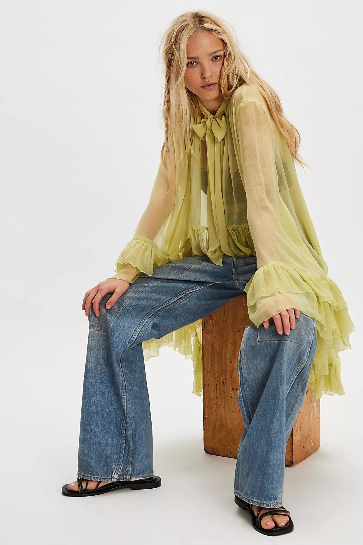 Full Sleeve Frill Top