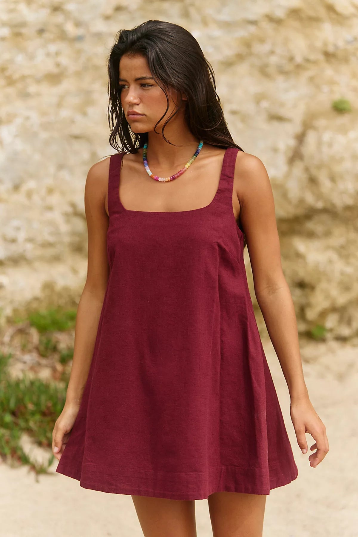 Breezy Linen Mini Dress