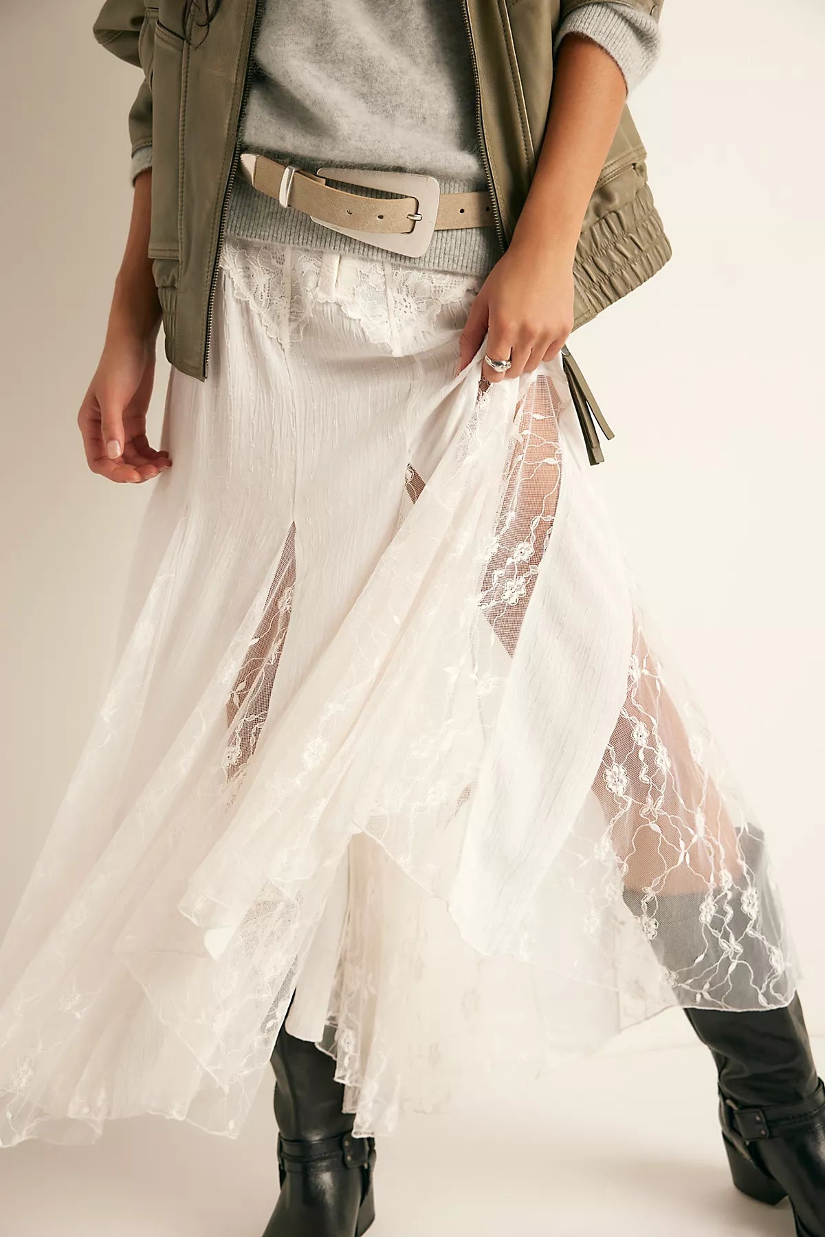 Nice To Meet You Maxi Slip Skirt