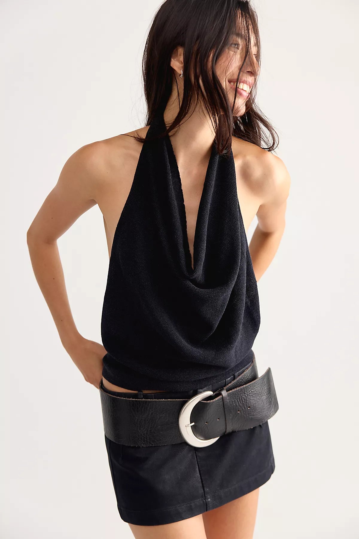 Geel Vega Cowl Neck Top