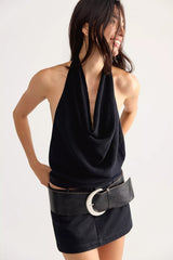 Geel Vega Cowl Neck Top