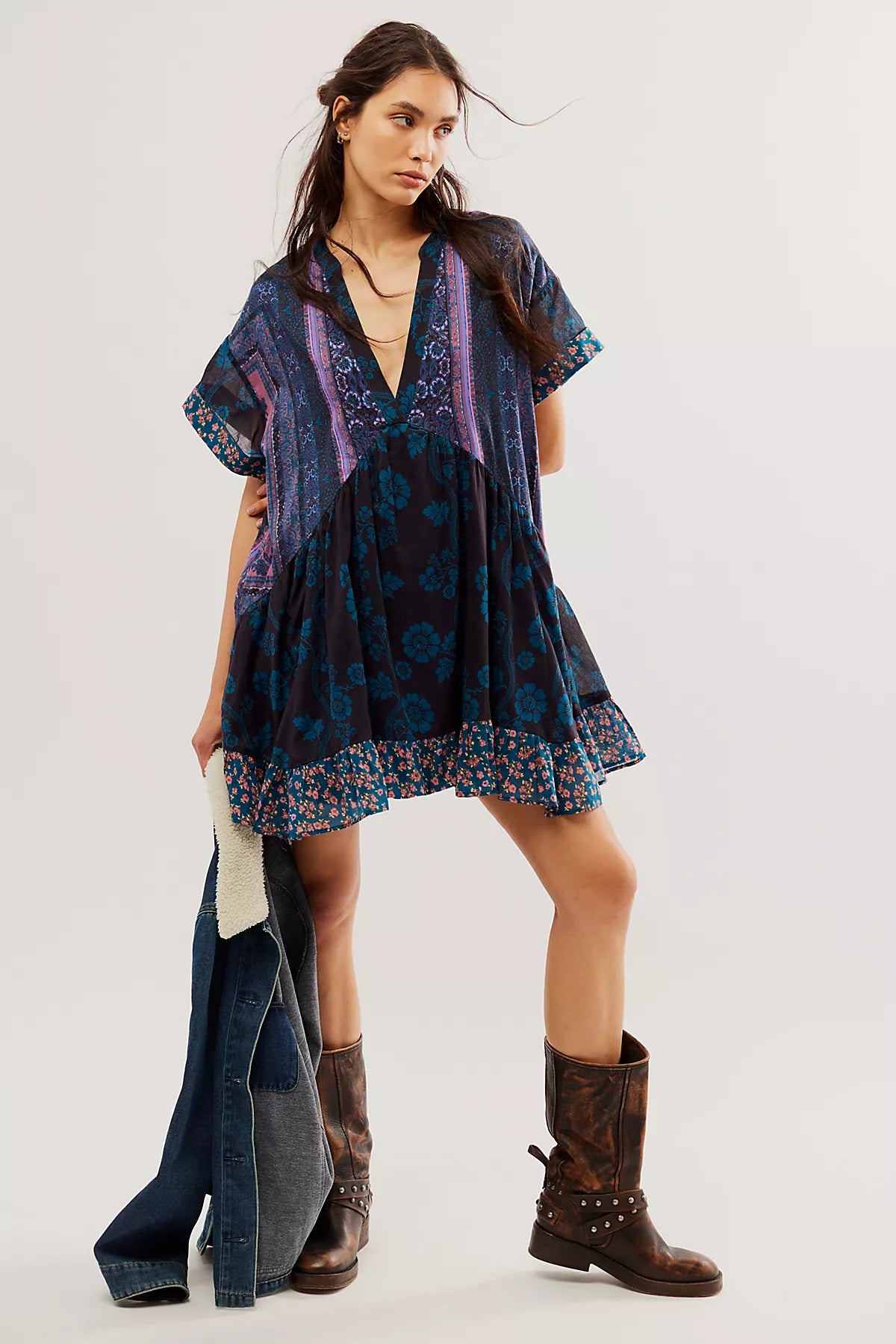 Agnes Printed Mini Dress
