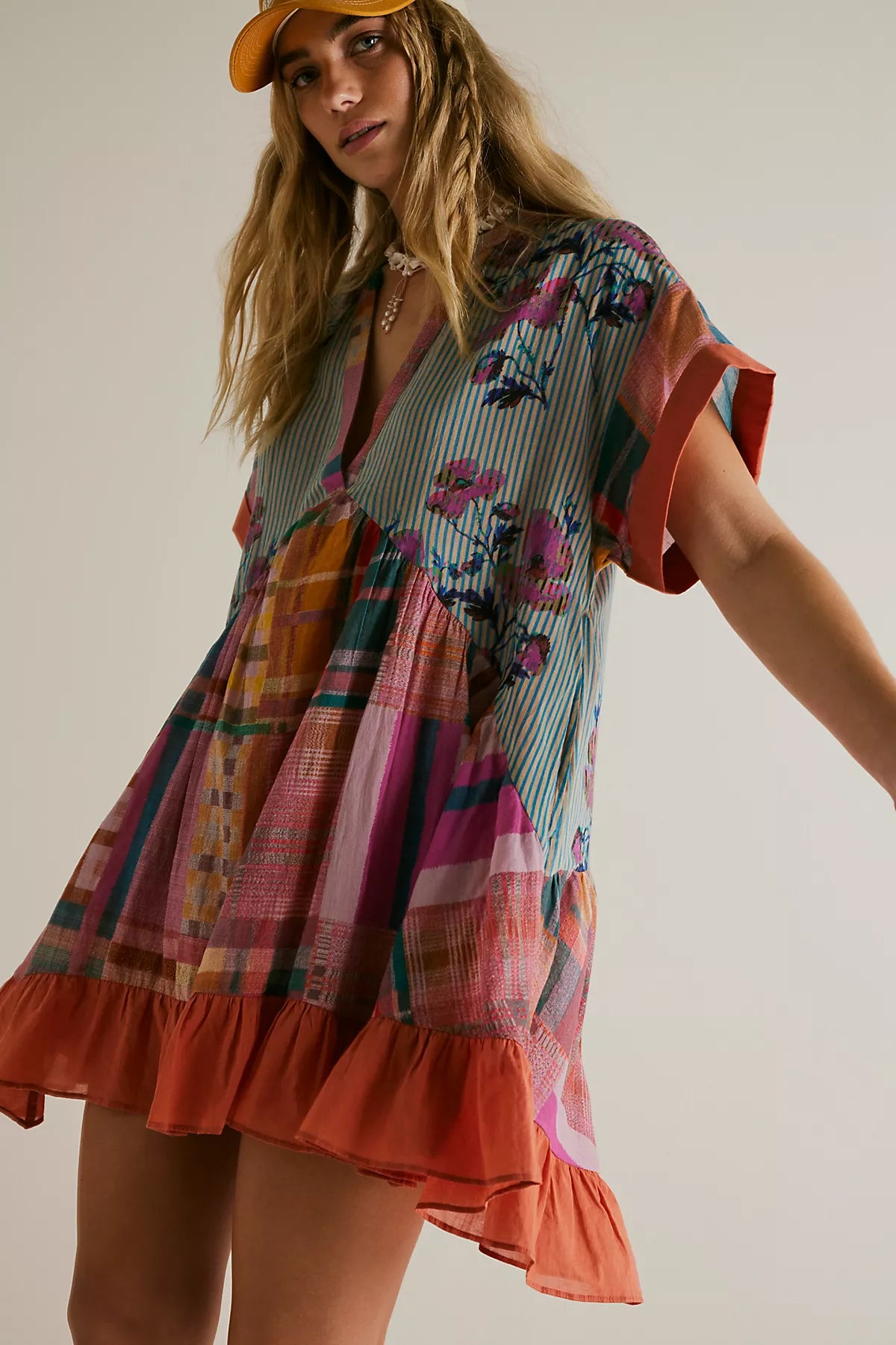 Agnes Printed Mini Dress