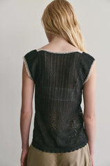 Anna Sui Lace Knit Camisole