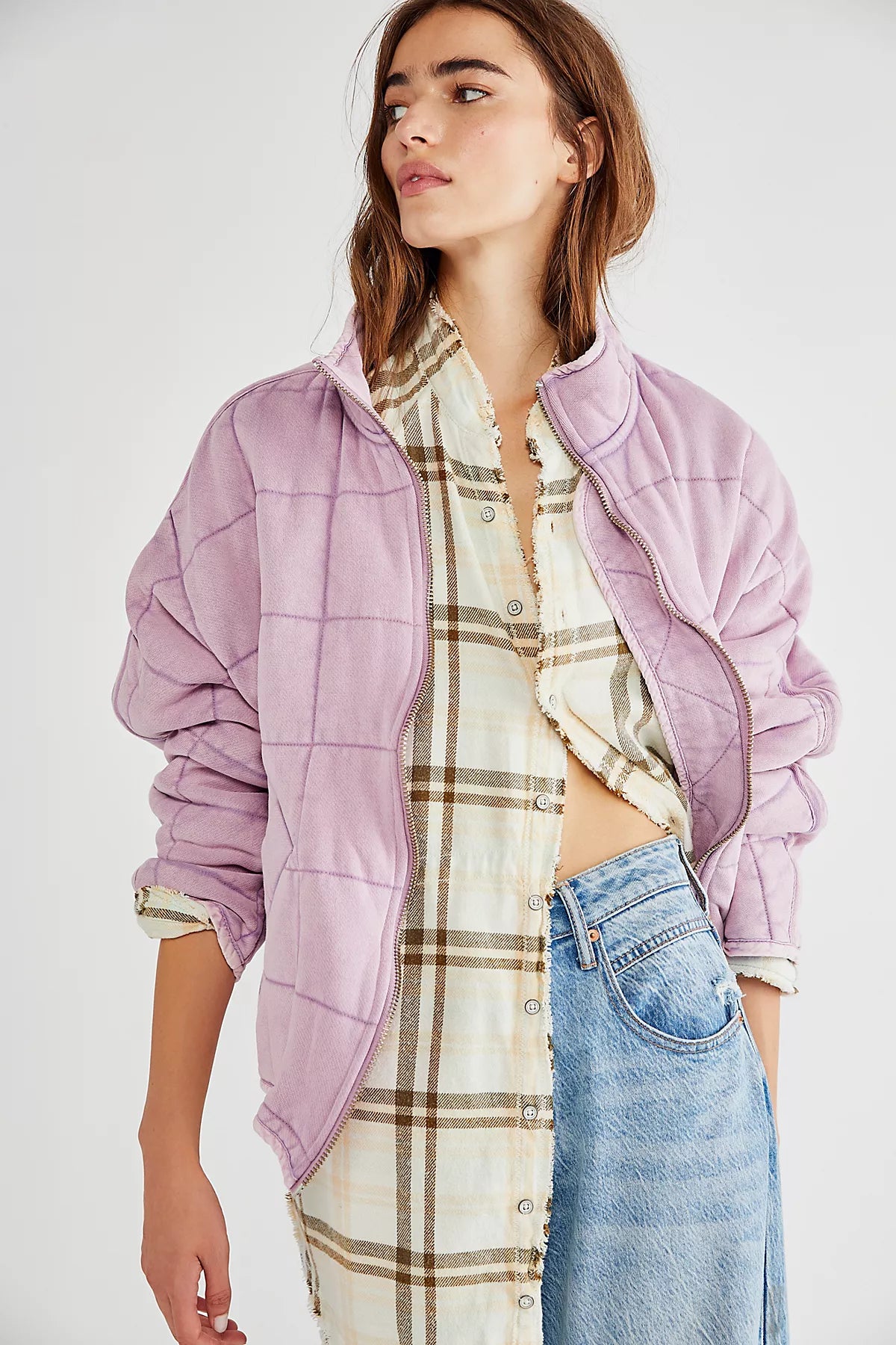 Dolman Quilted Knit Jacket