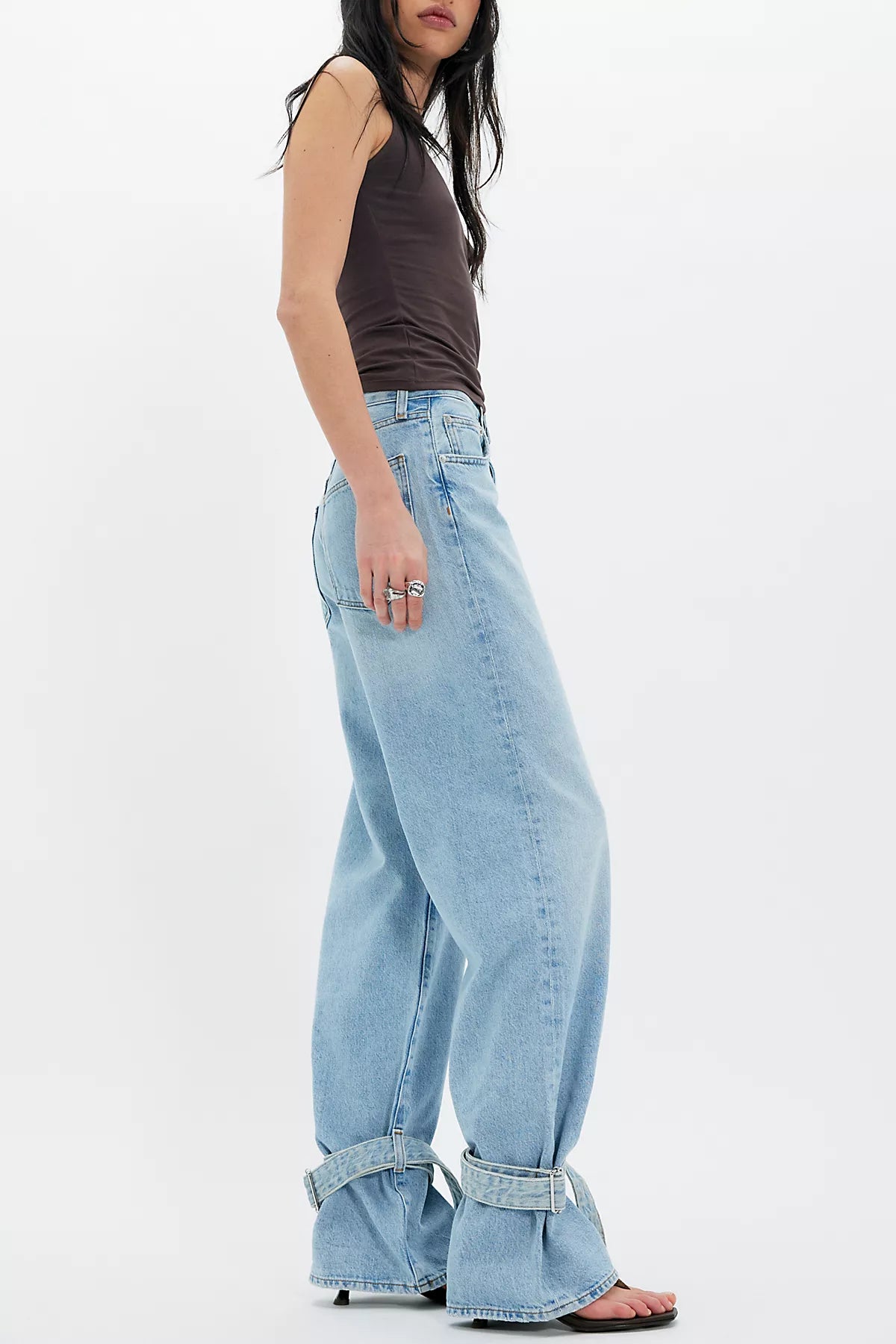 AGOLDE Cinched Hem Loose Taper Jeans