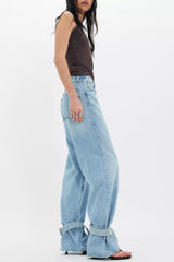 AGOLDE Cinched Hem Loose Taper Jeans