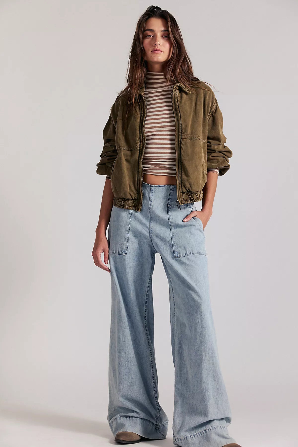 We The Free Breezy Denim Pull-On Jeans