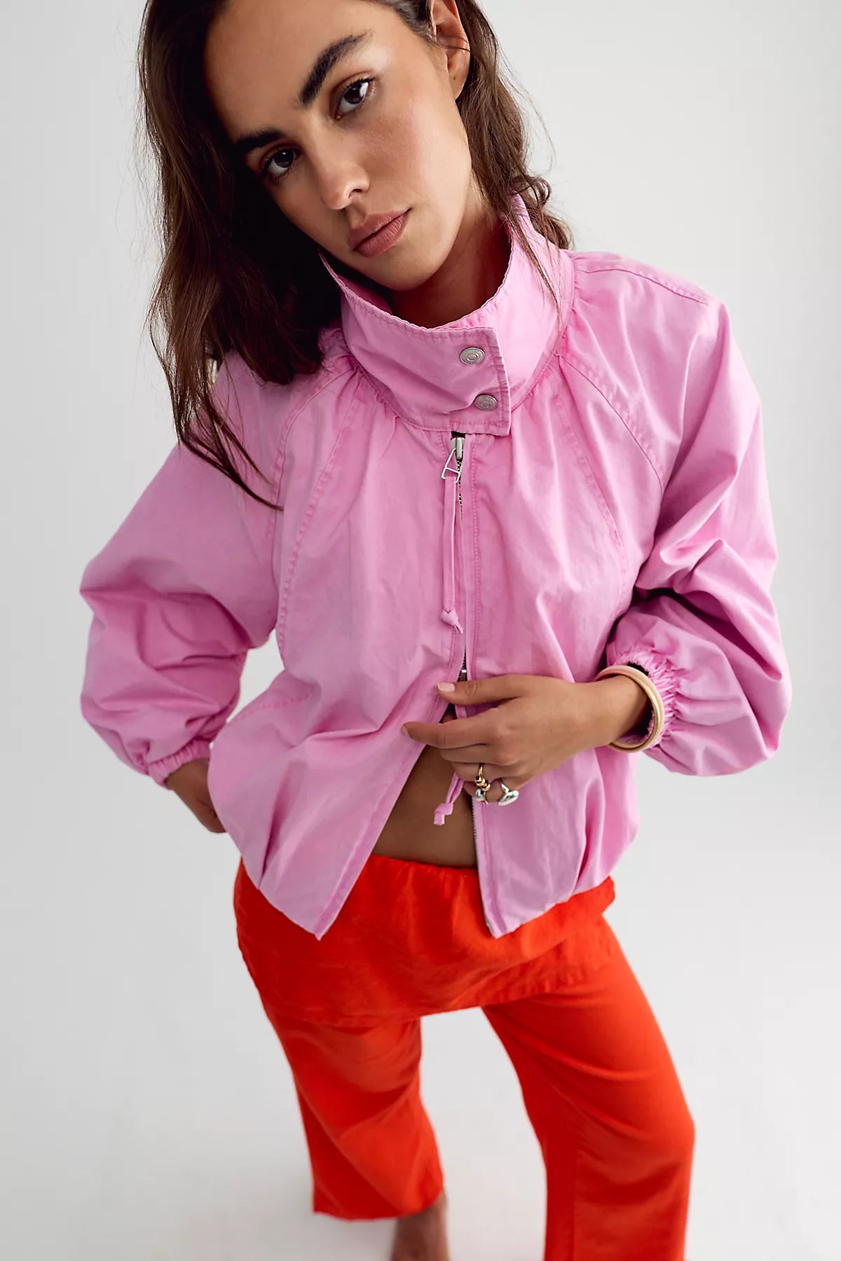 Chelsea Funnel-Neck Jacket