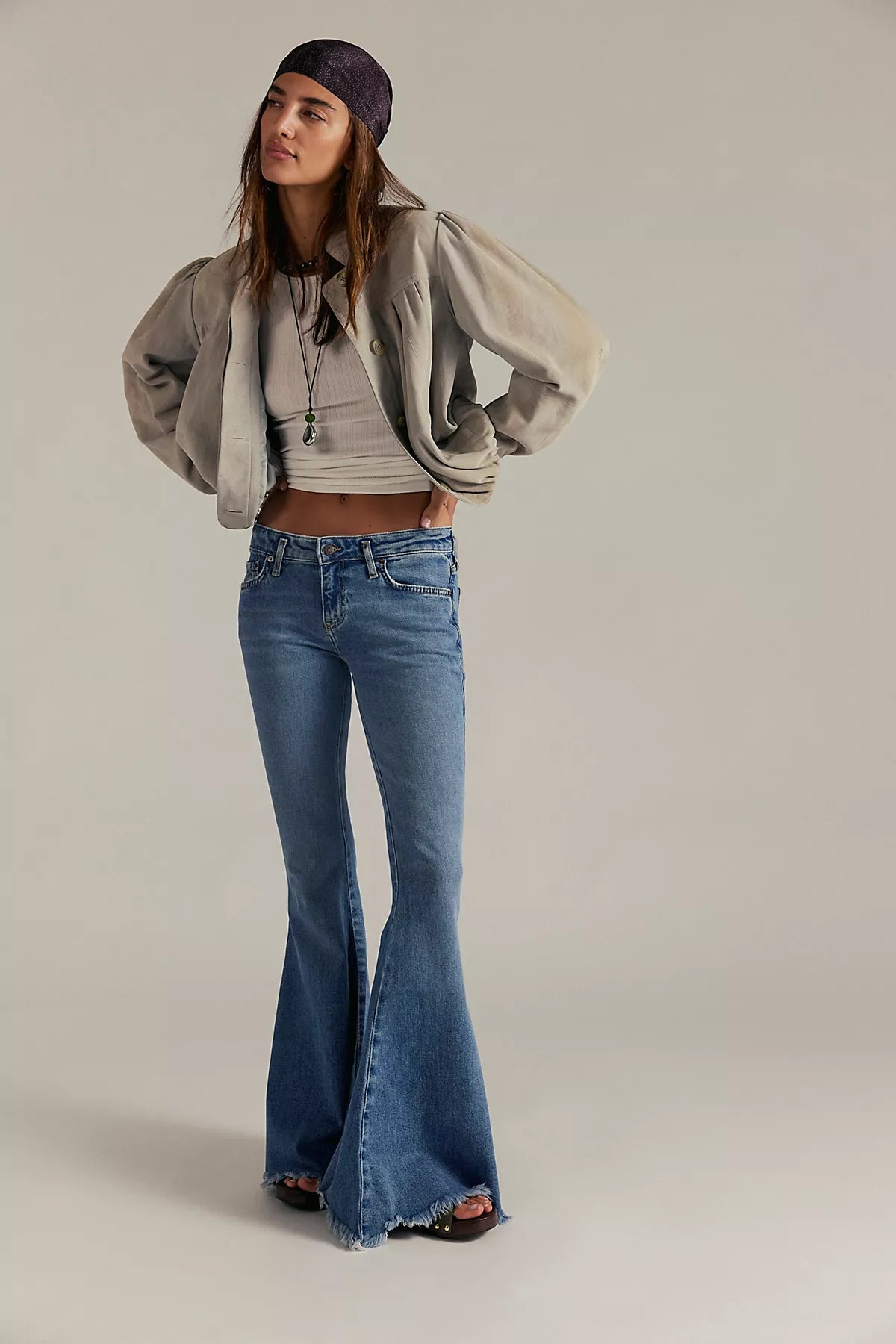 We The Free Emre Low-Rise Flare Jeans