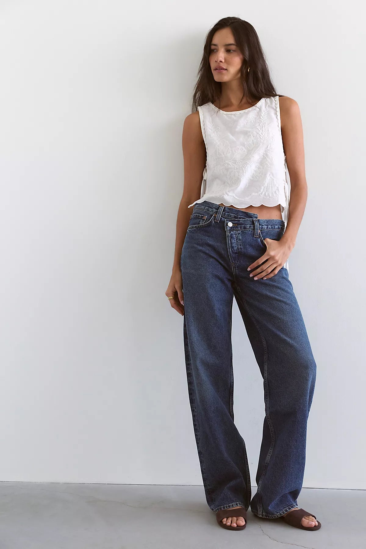 AGOLDE Arc Criss Cross Jeans