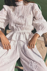 Azul Eyelet Blouse