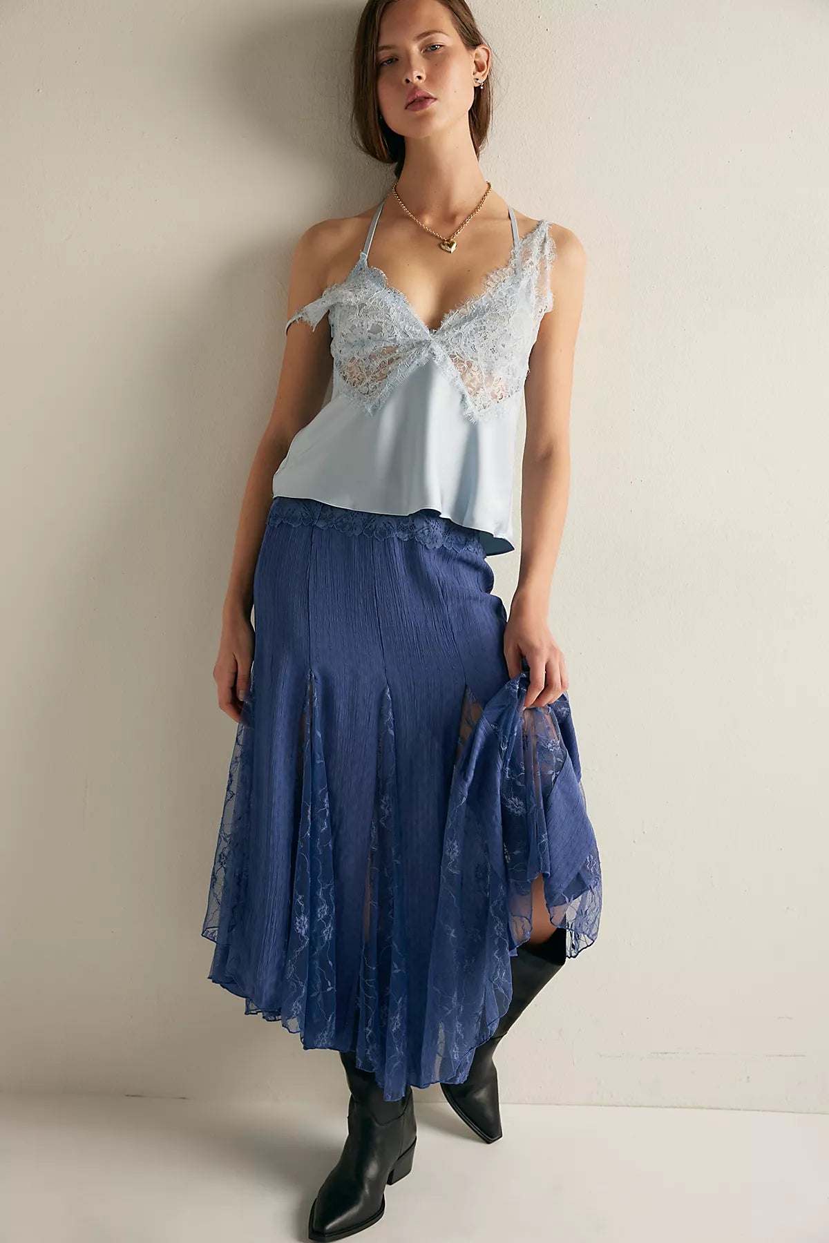 Nice To Meet You Maxi Slip Skirt