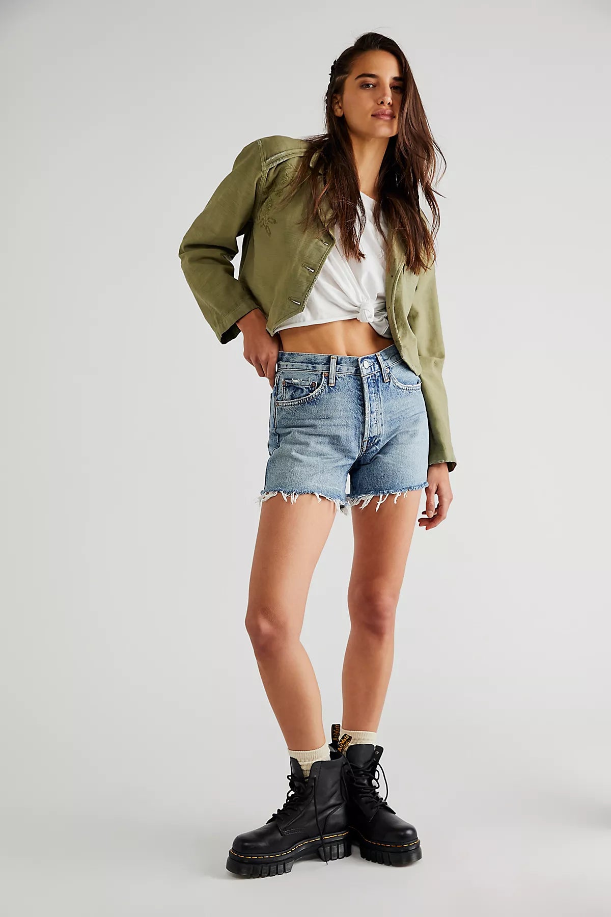AGOLDE Parker Long Shorts