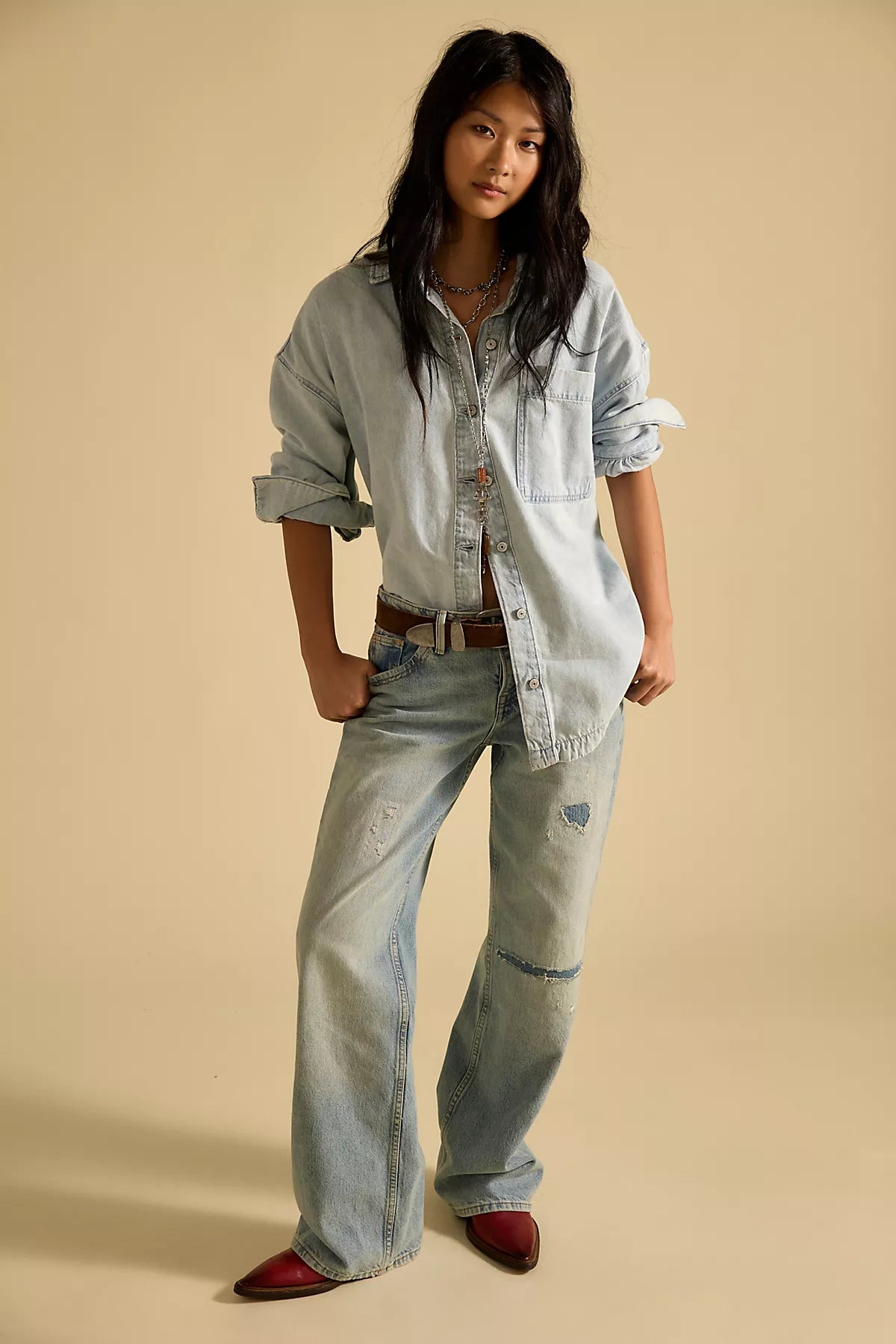 We The Free Tennessee Low-Rise Boyfriend Jeans