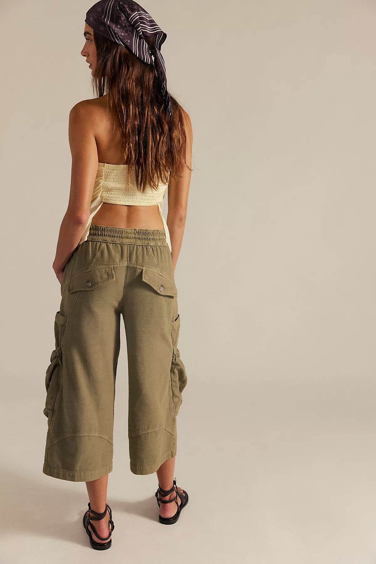 We The Free Ashton Crop Pull-On Cargo Pants