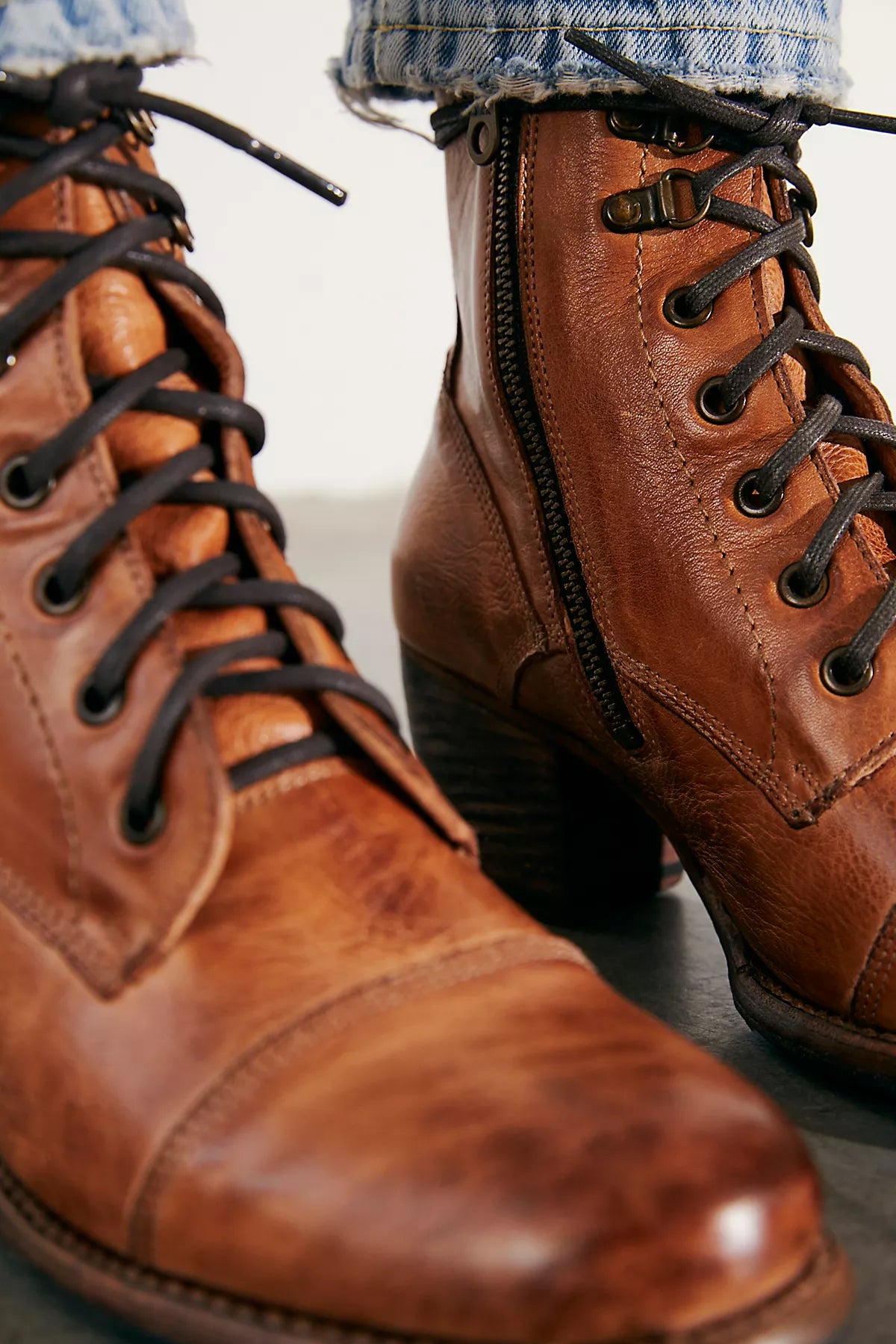 Brooklyn Lace Up Ankle Boots
