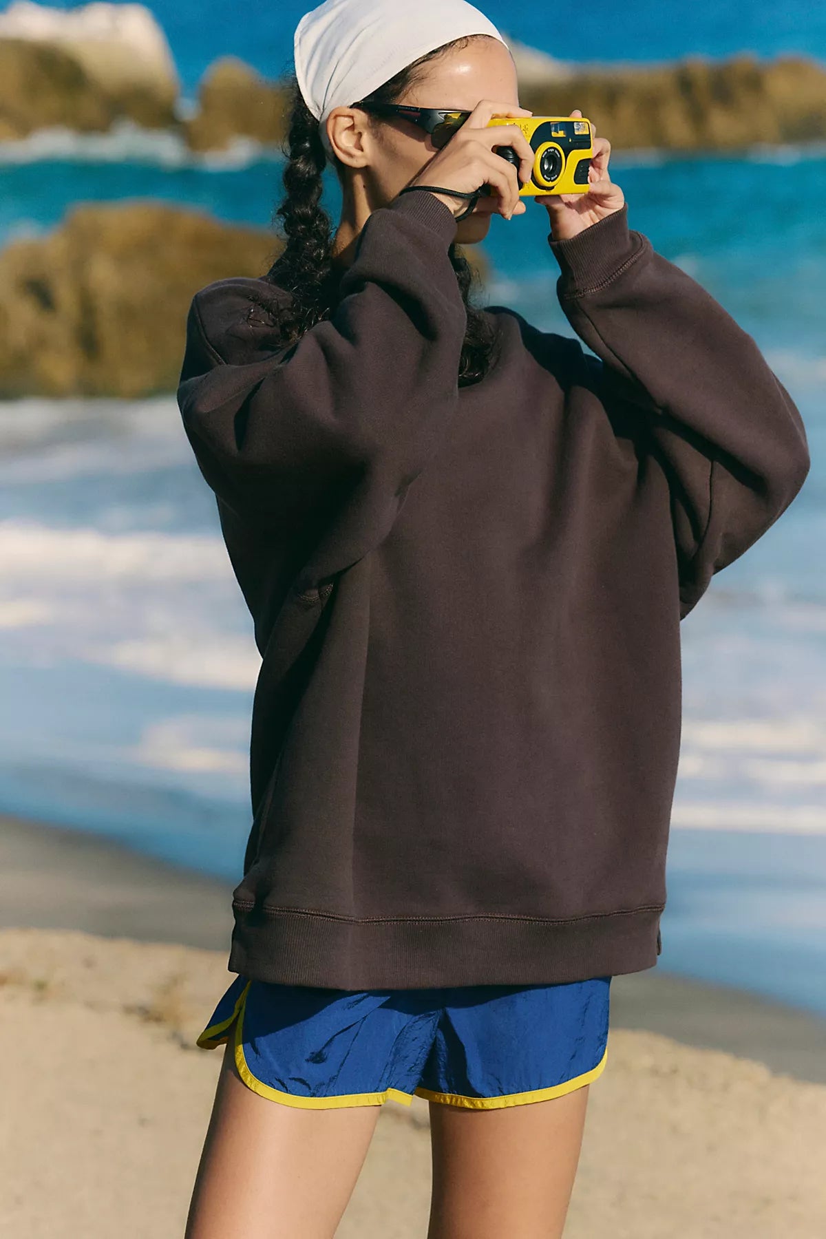 A Cut Above Mock Neck Pullover Sweatshirt