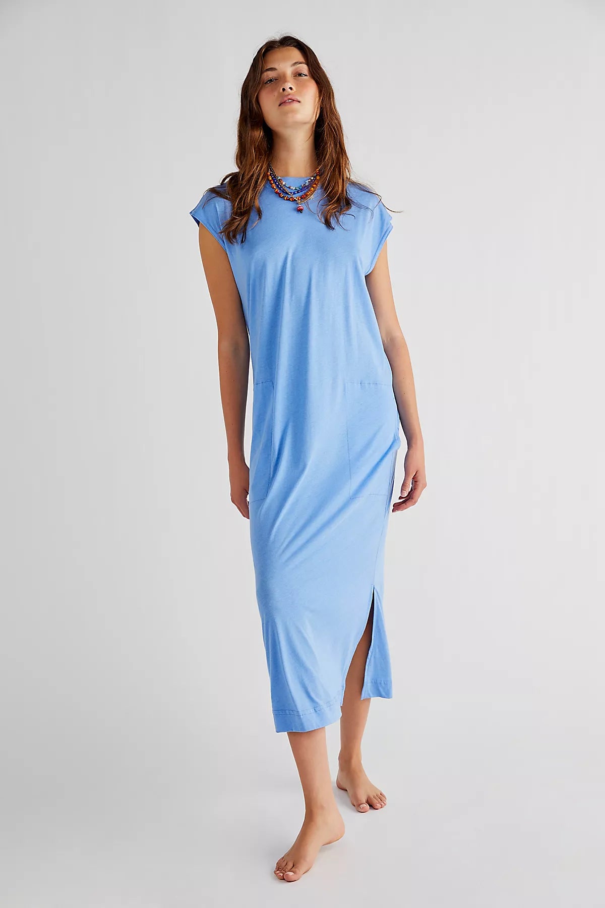 All Day Long Midi T-Shirt Dress